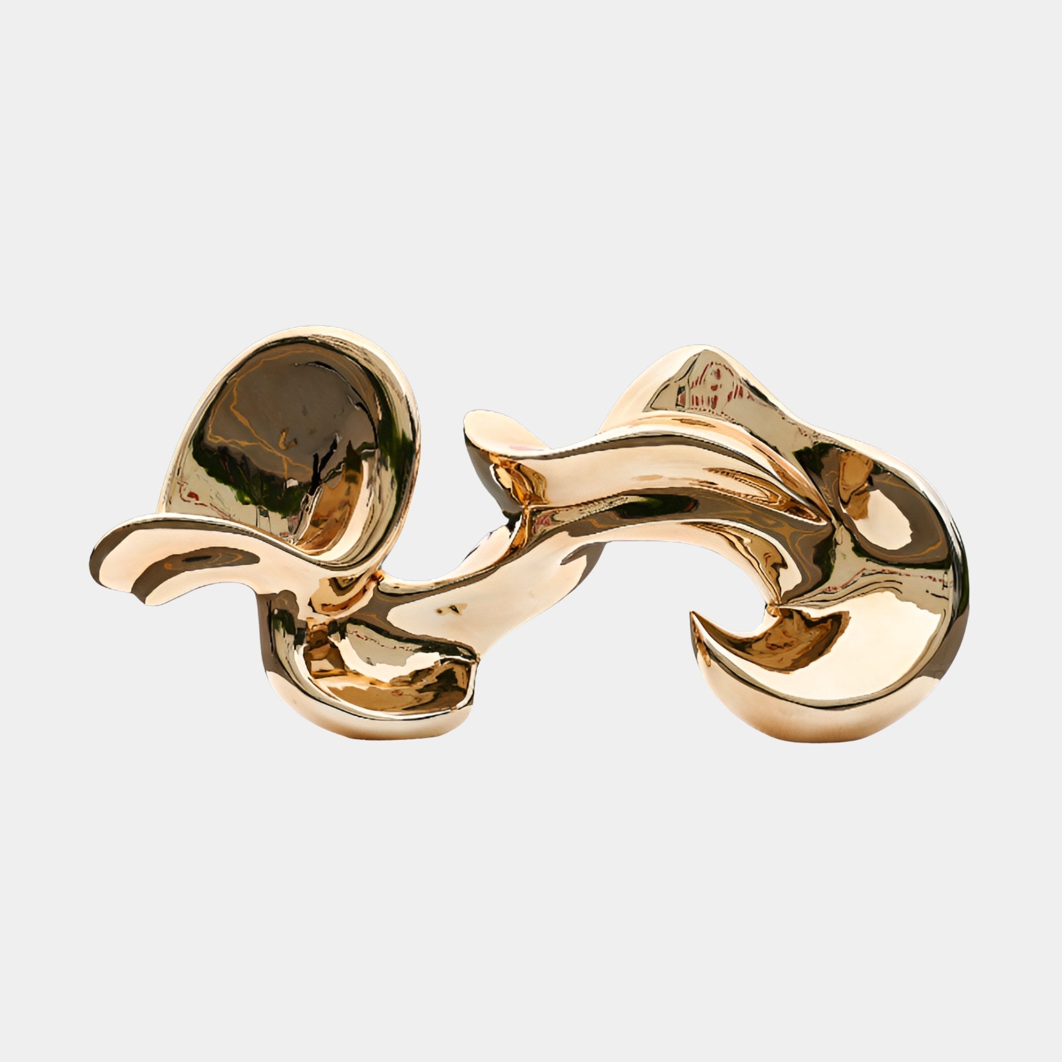 Dunness Gold Abstract Sculpture - 180cm