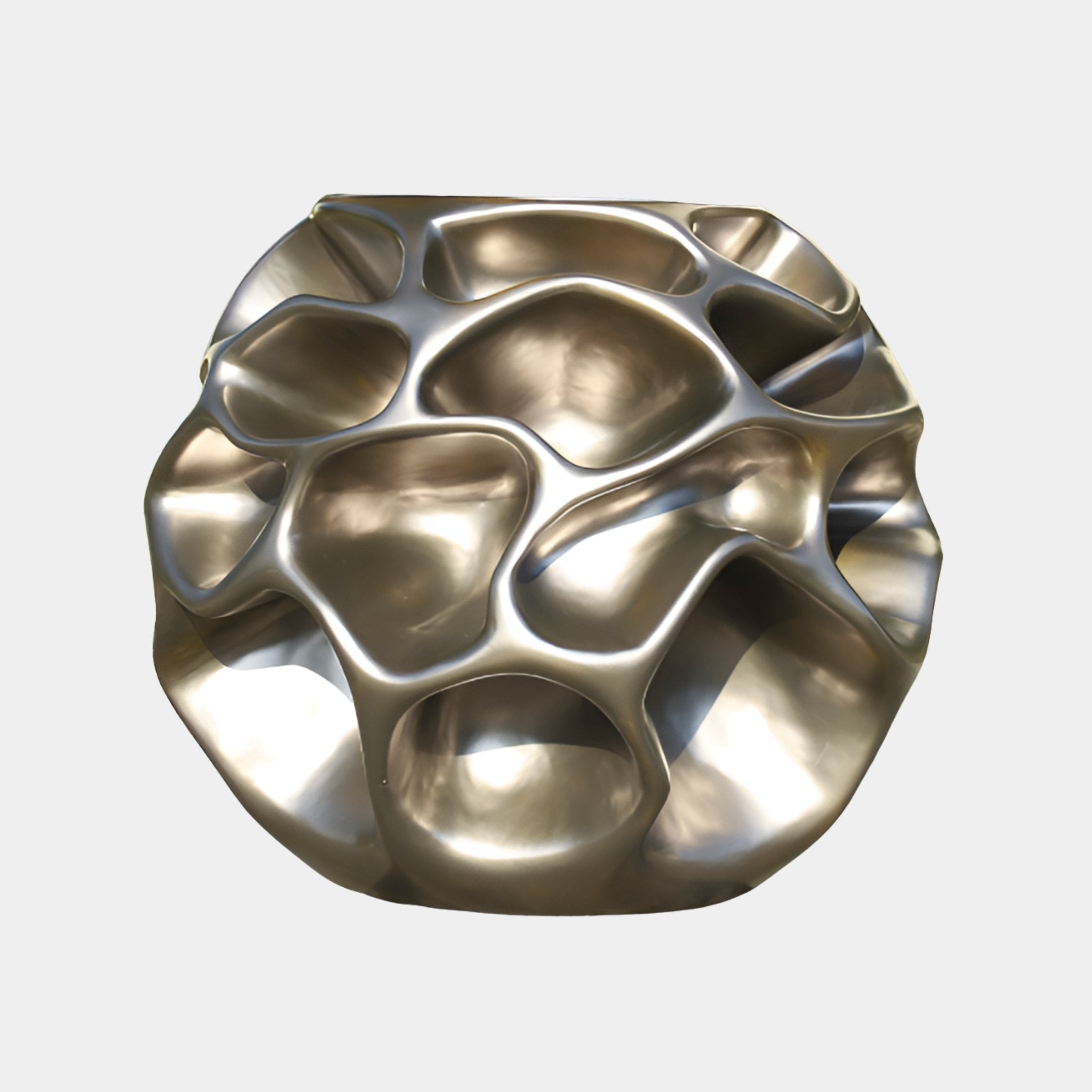 Eldfield Silver Abstract Sculpture - 105cm
