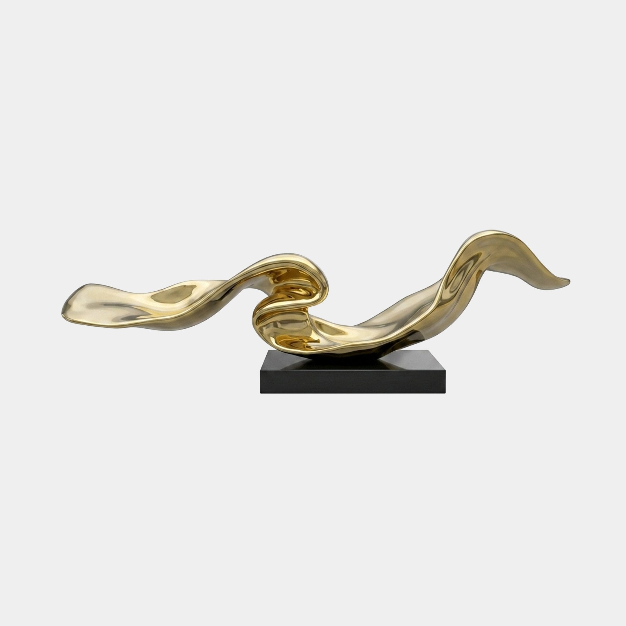 Eldwick Gold Abstract Sculpture - 252cm