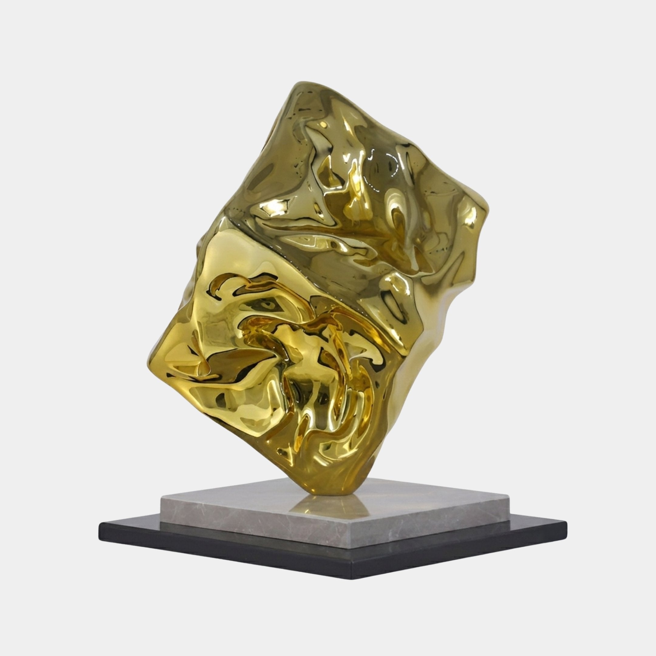 Eldridge Gold Abstract Sculpture - 55cm