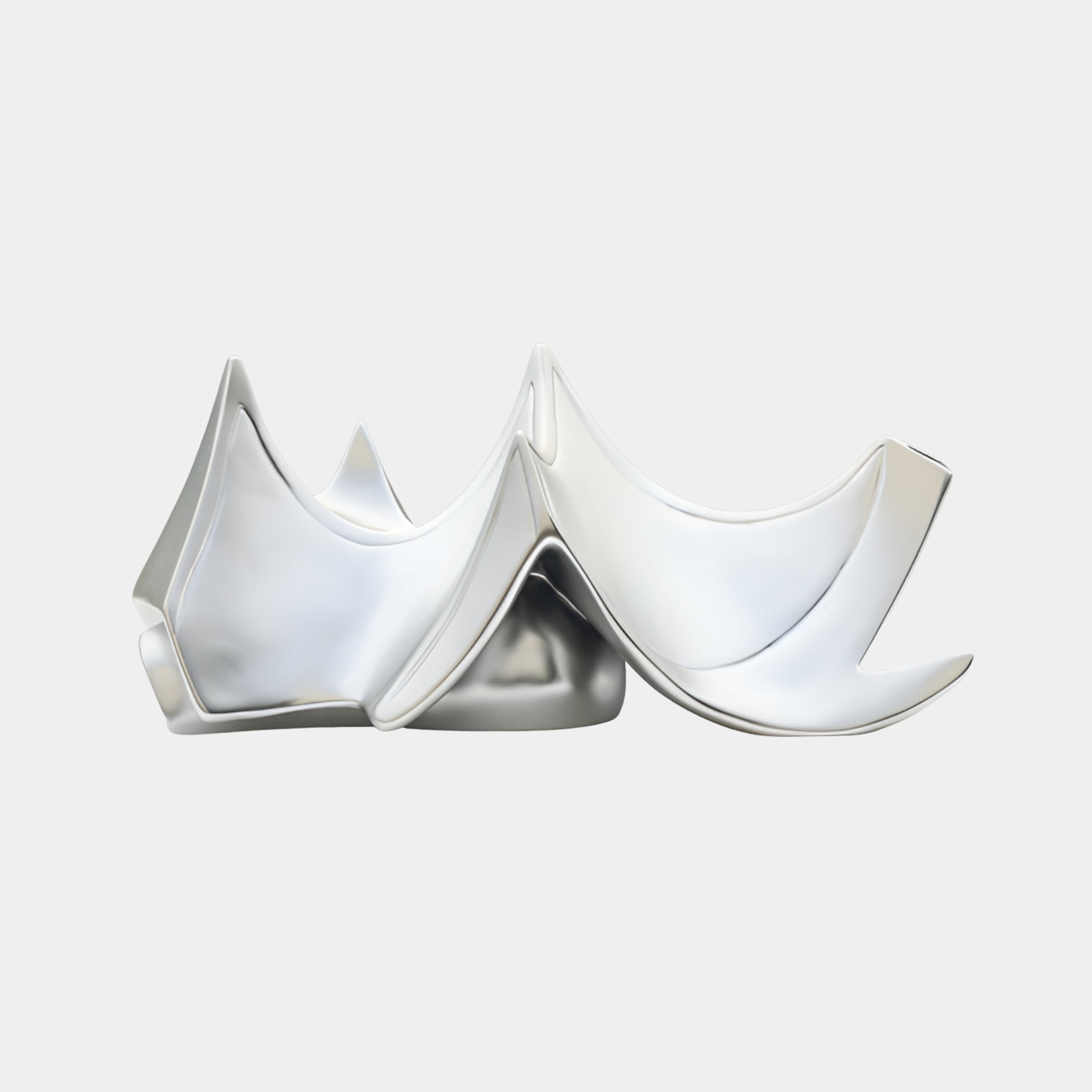 Eldborough White Abstract Sculpture - 65cm