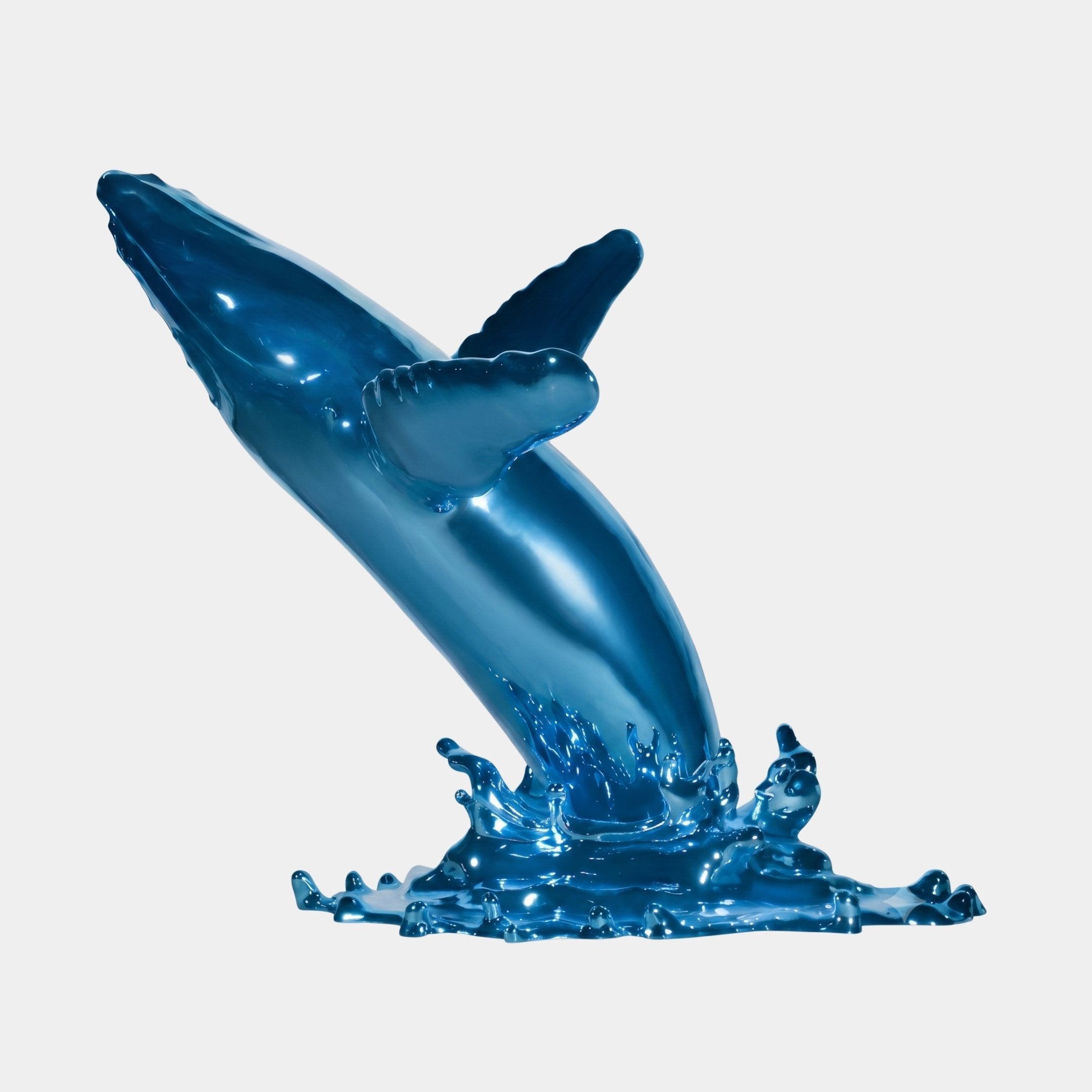 Eldstow Blue & Silver Whale Sculpture - 368cm