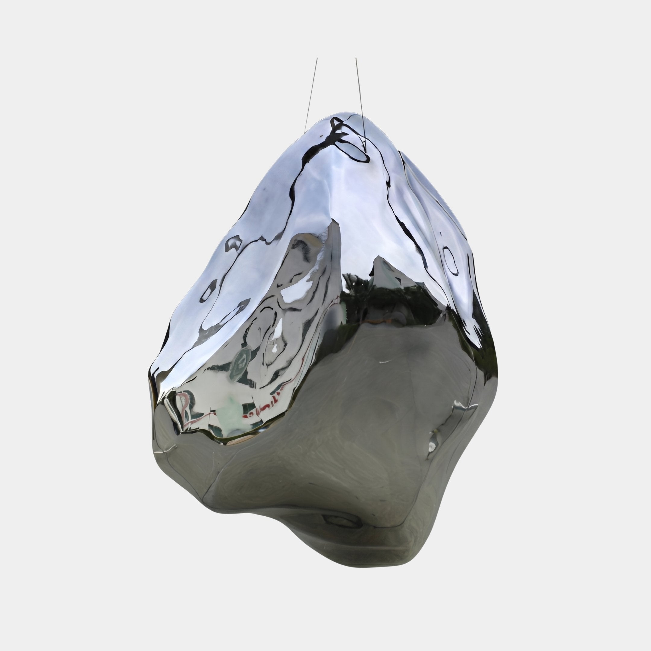 Eldness Silver Rock Sculpture - 151cm