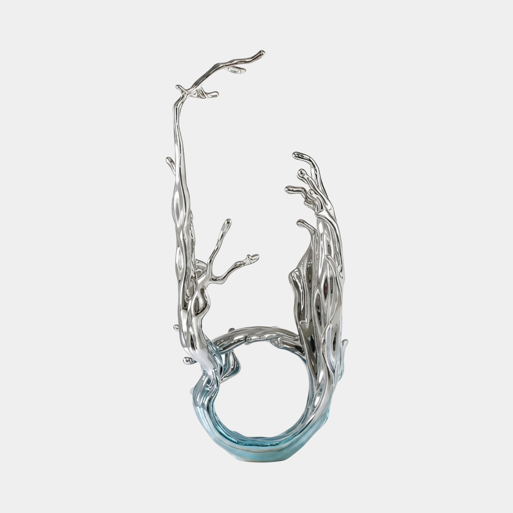 Fenbourne Silver Splash Sculpture - 75cm
