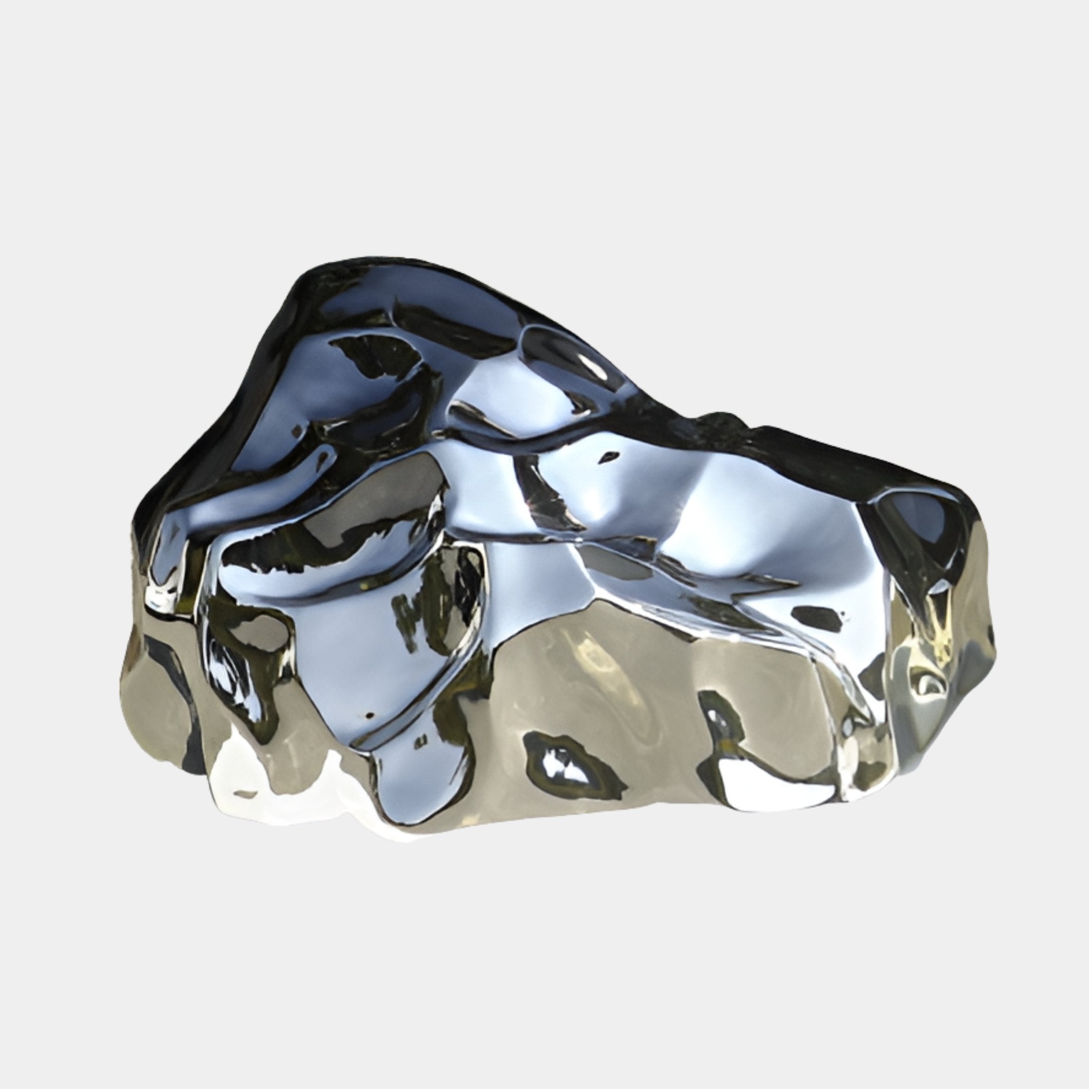 Fengate Silver Rock Sculpture - 110cm