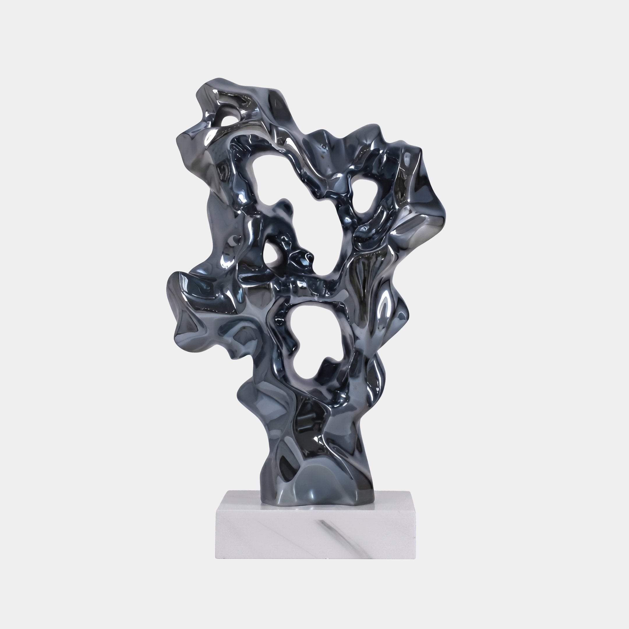 Fencliffe Silver Abstract Sculpture - 60cm