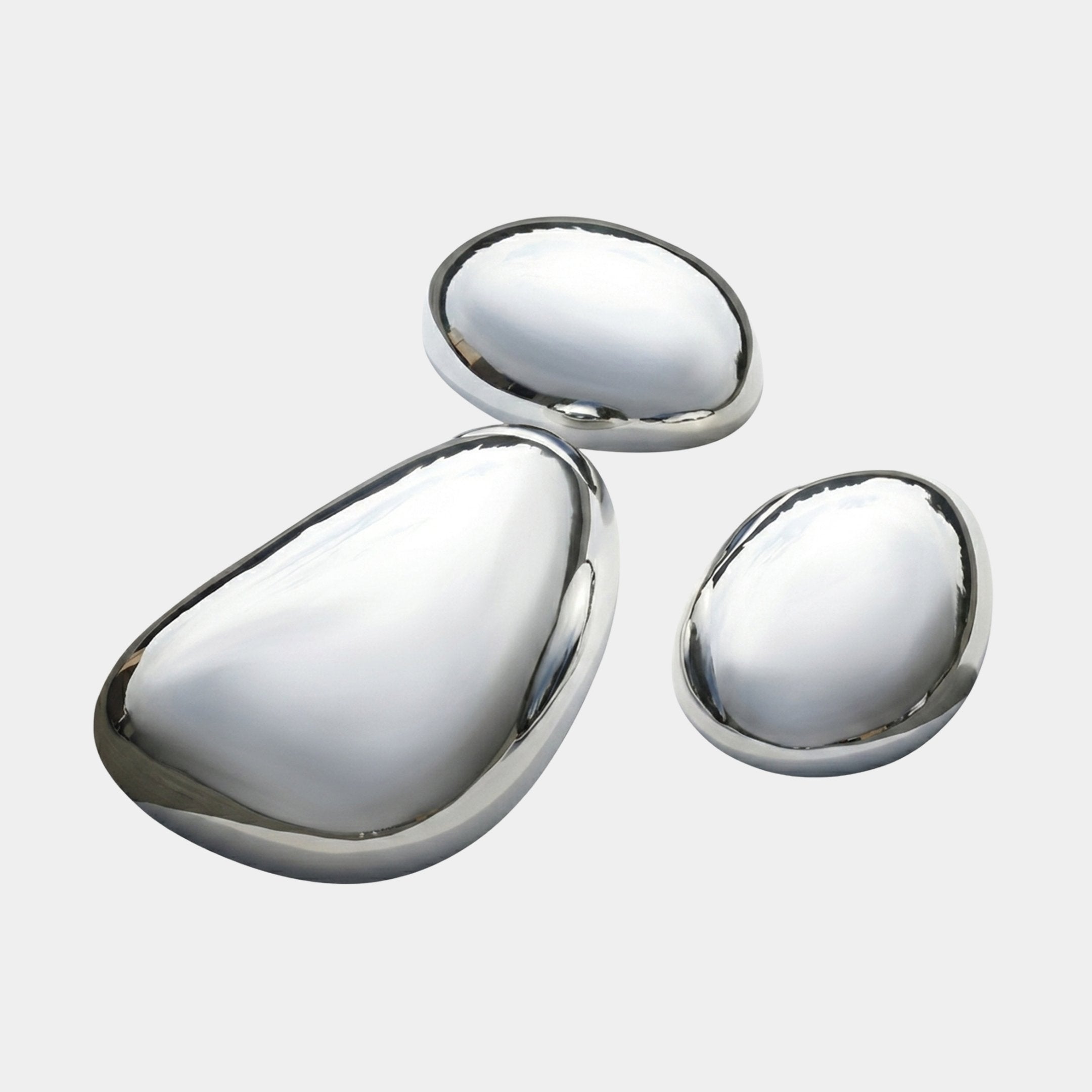 Fenhall Silver Abstract Sculpture - 55–85cm