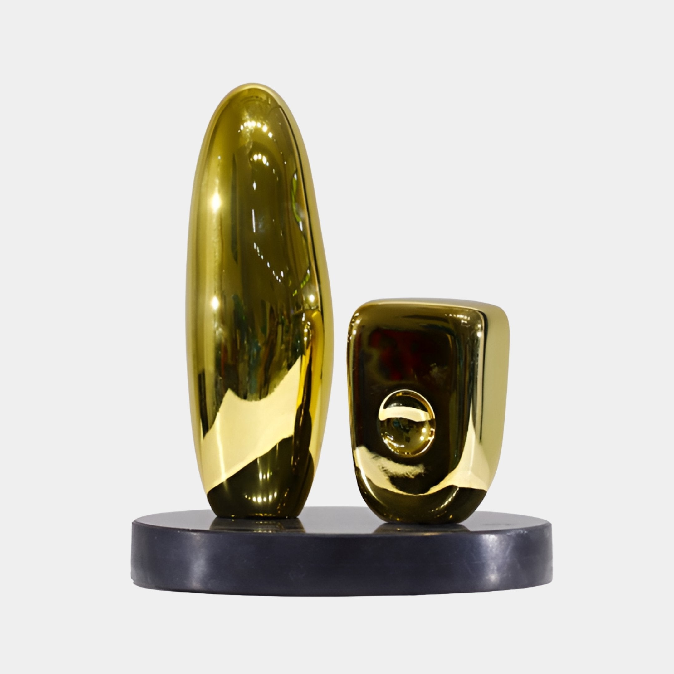 Glenton Gold Abstract Sculpture - 25cm