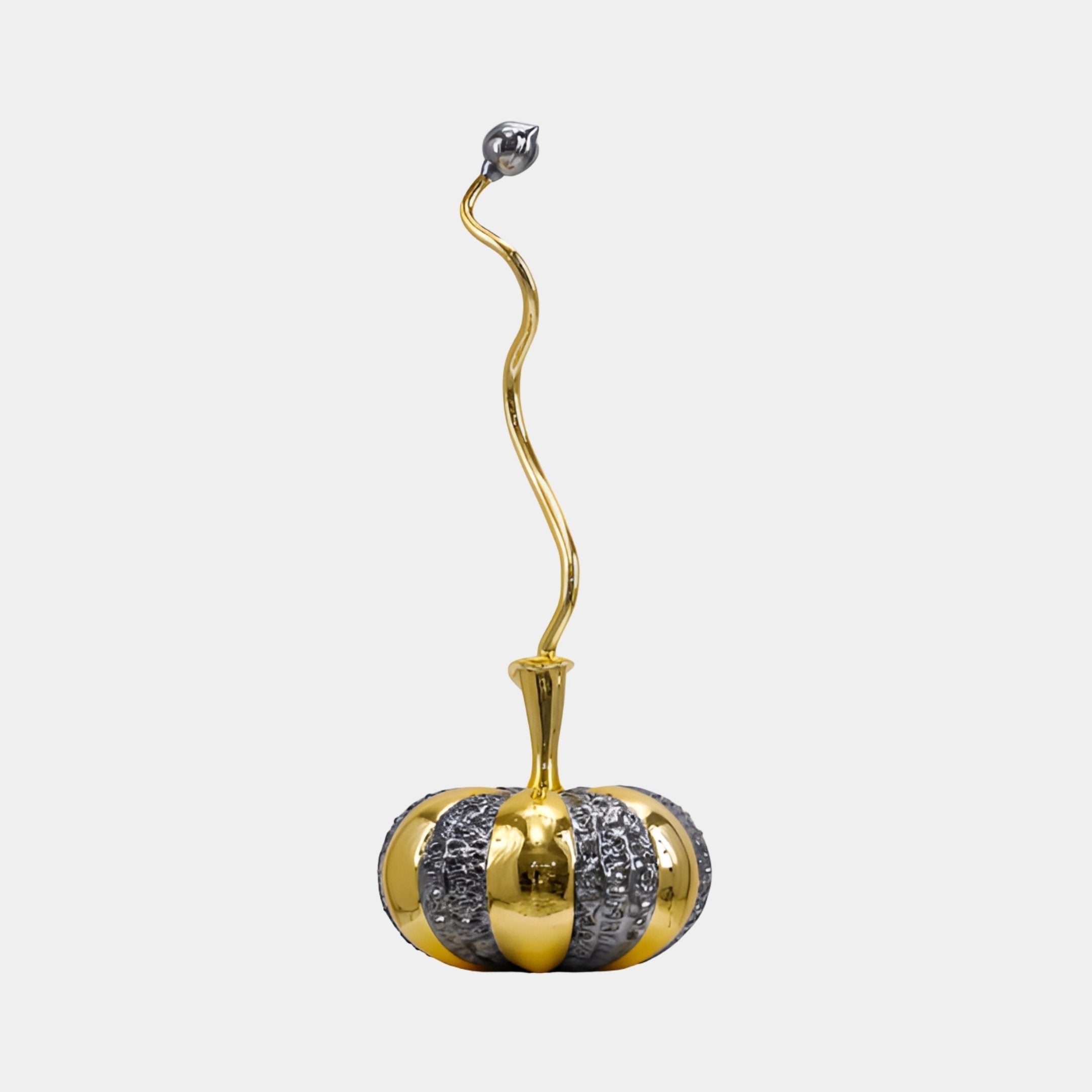 Glenford Gold & Blue Abstract Sculpture - 90cm