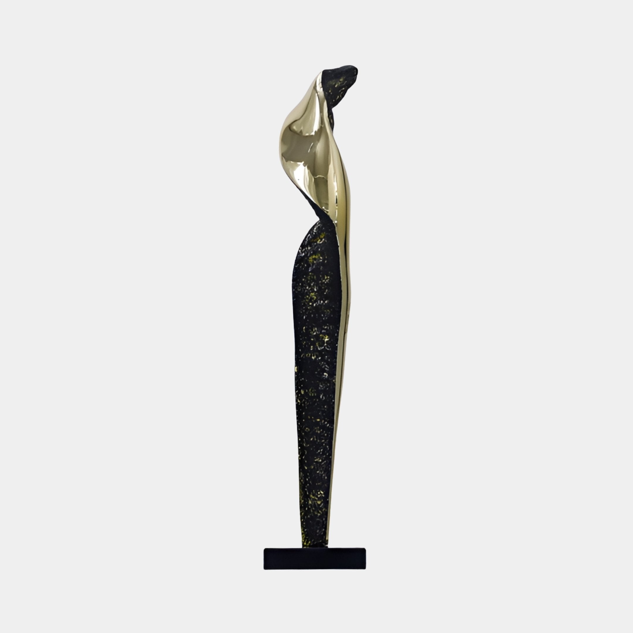 Glenstead Black Abstract Sculpture - 75cm