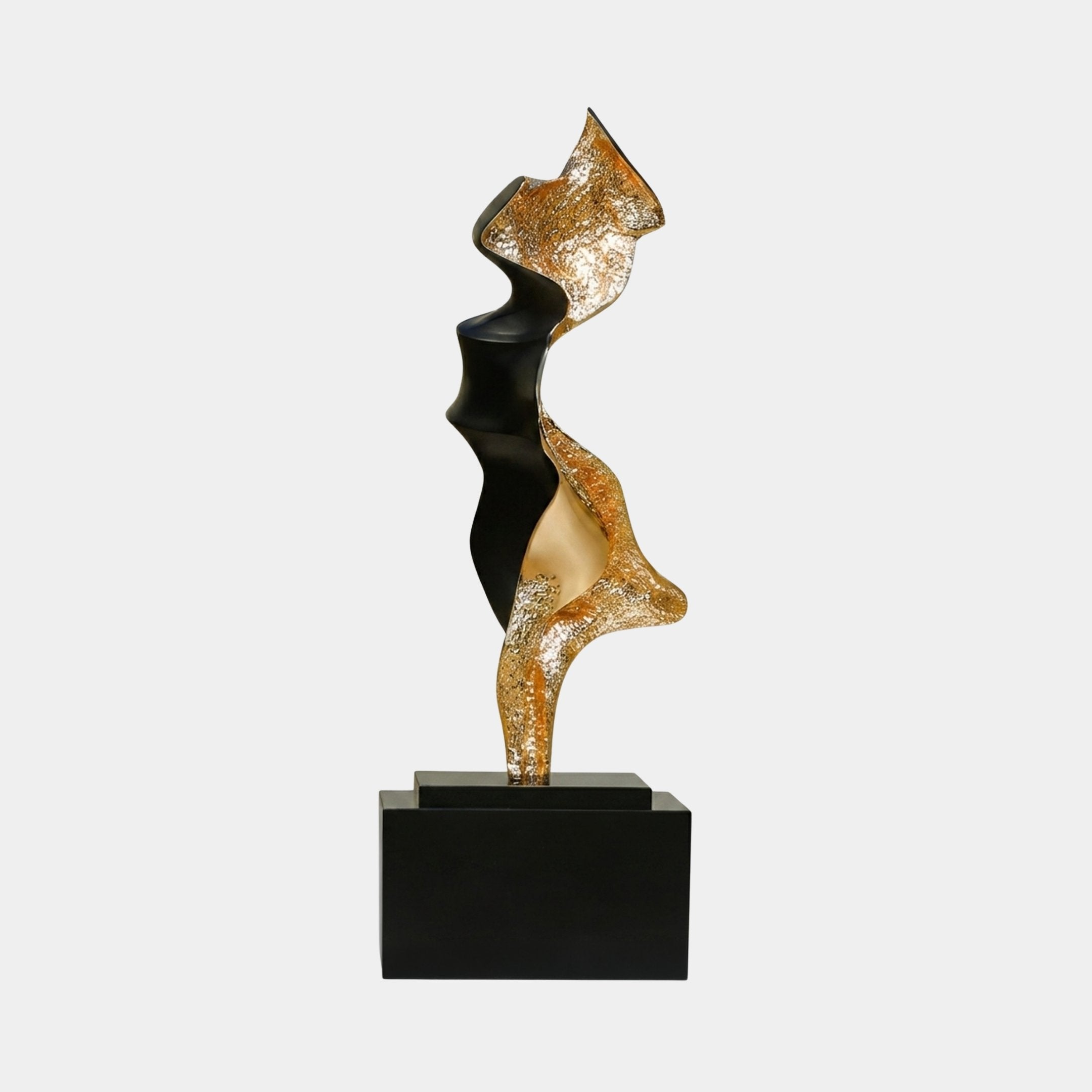 Glenbeck Gold Abstract Sculpture - 205cm