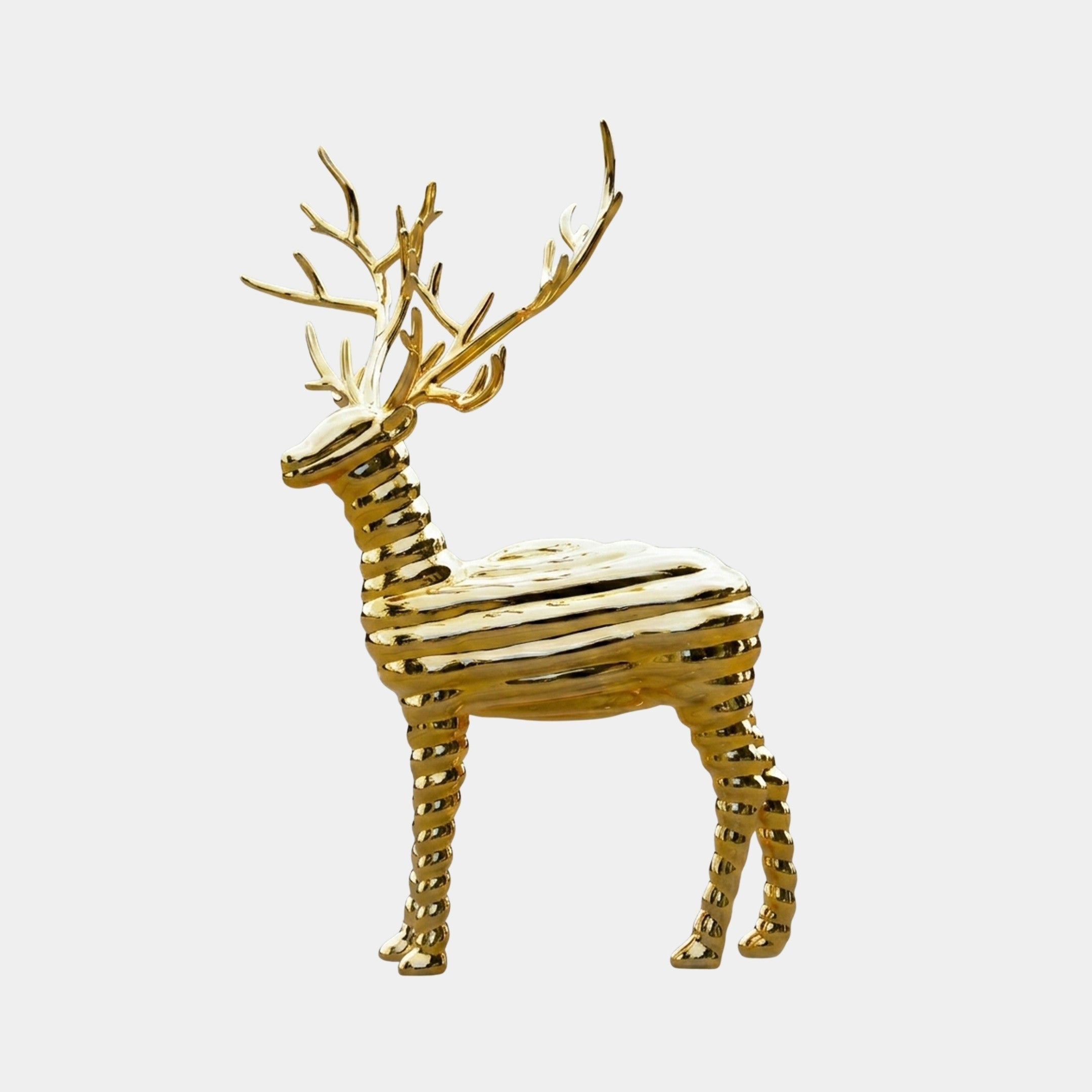 Hartridge Gold Deer Sculpture - 141cm