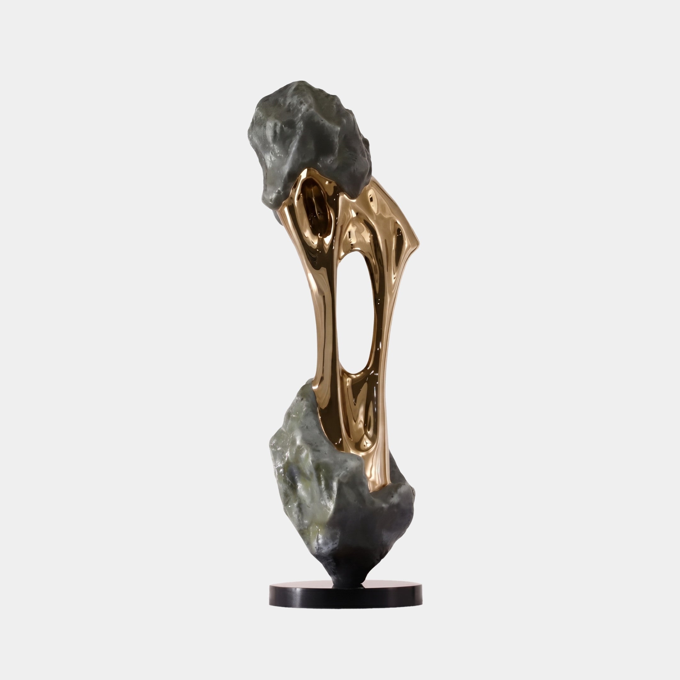 Hartwich Gold & Grey Abstract Sculpture - 110cm