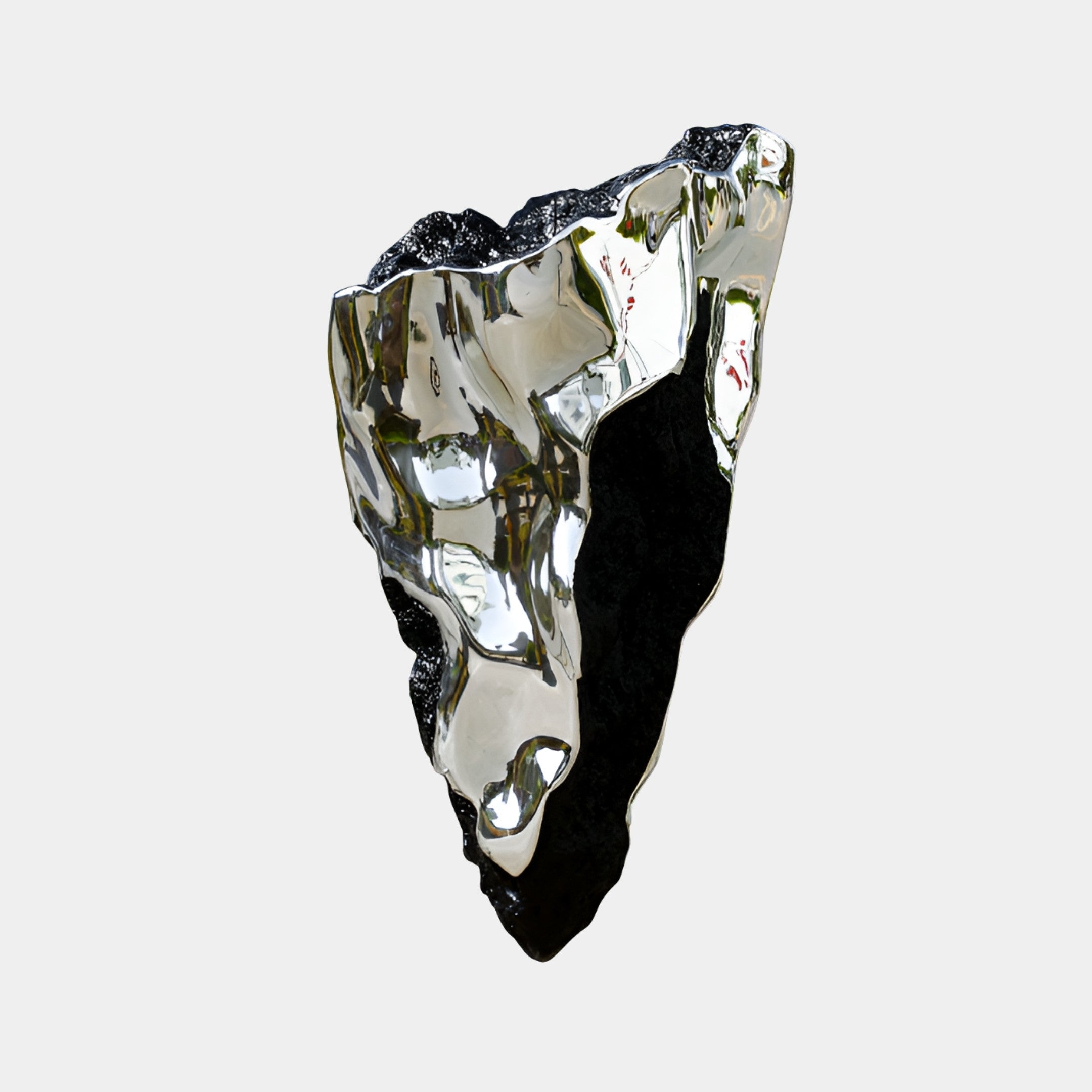 Hazeworth Silver Rock Sculpture - 140cm