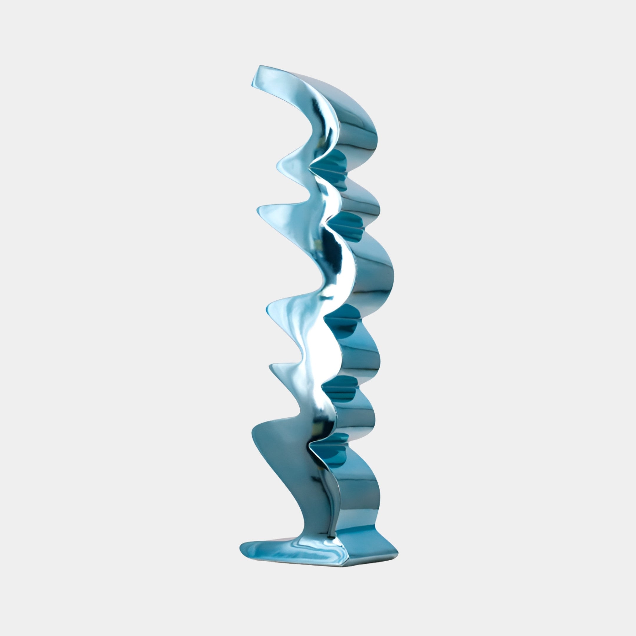 Hazewick Blue & White Abstract Sculpture - 130cm