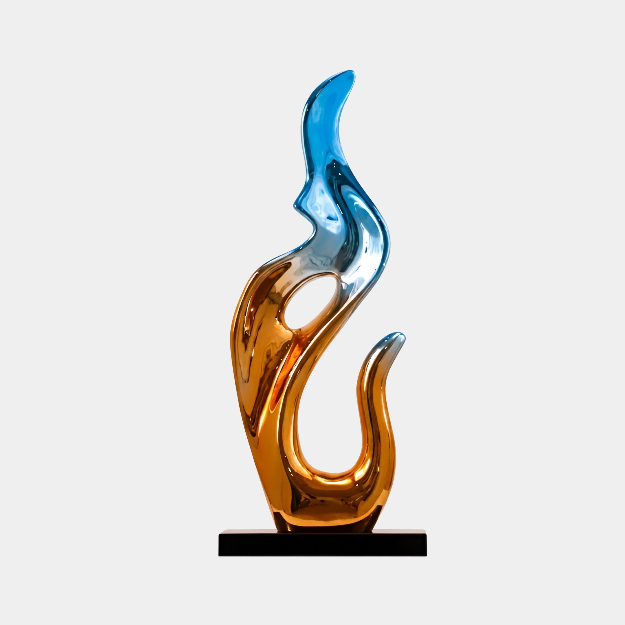 Hazestead Orange Abstract Sculpture - 130cm