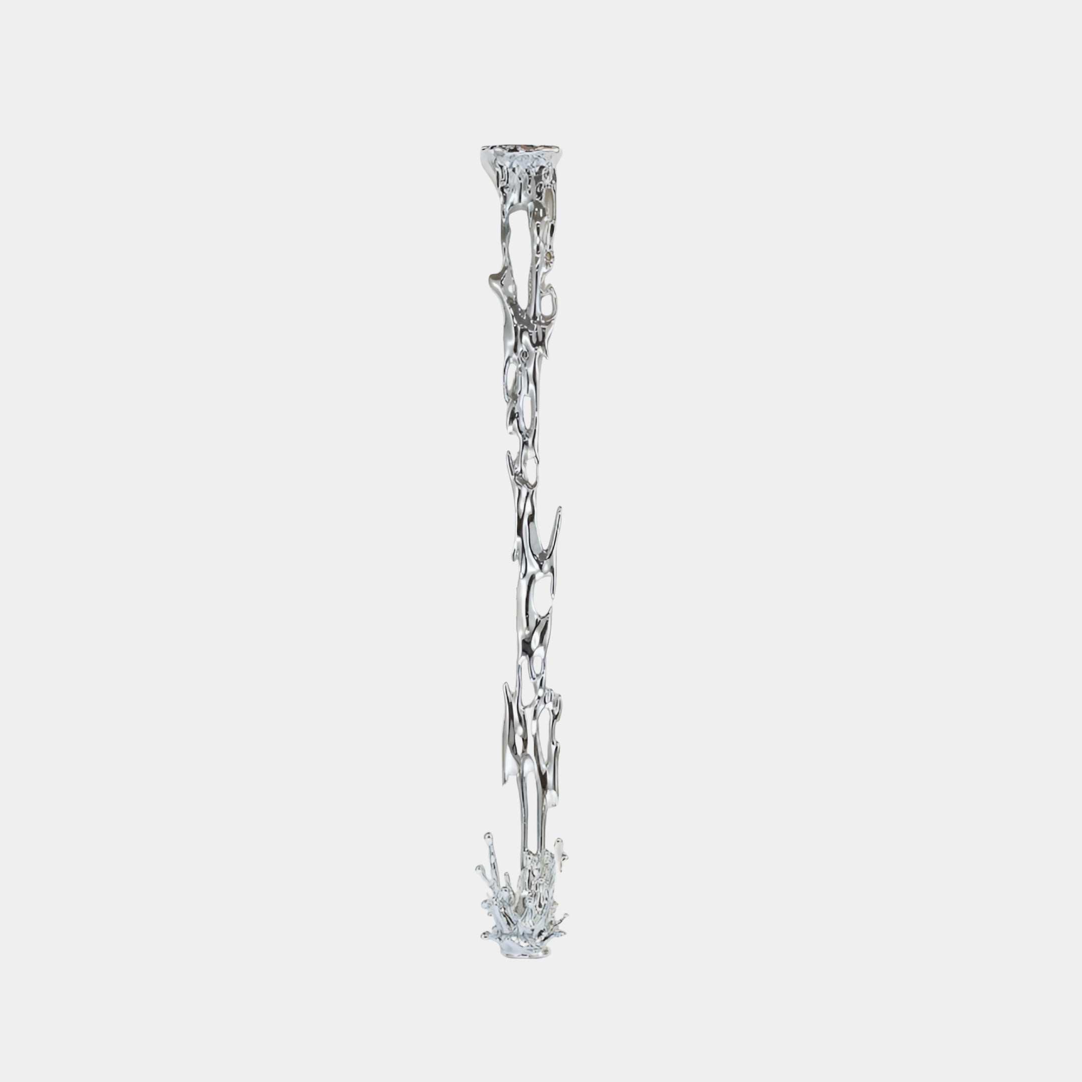 Hazehurst Silver Abstract Sculpture - 217cm