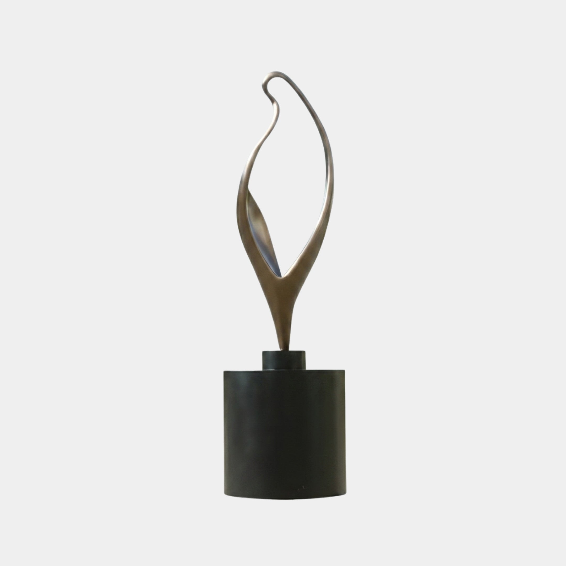 Hazewold Bronze & Black Abstract Sculpture - 209cm