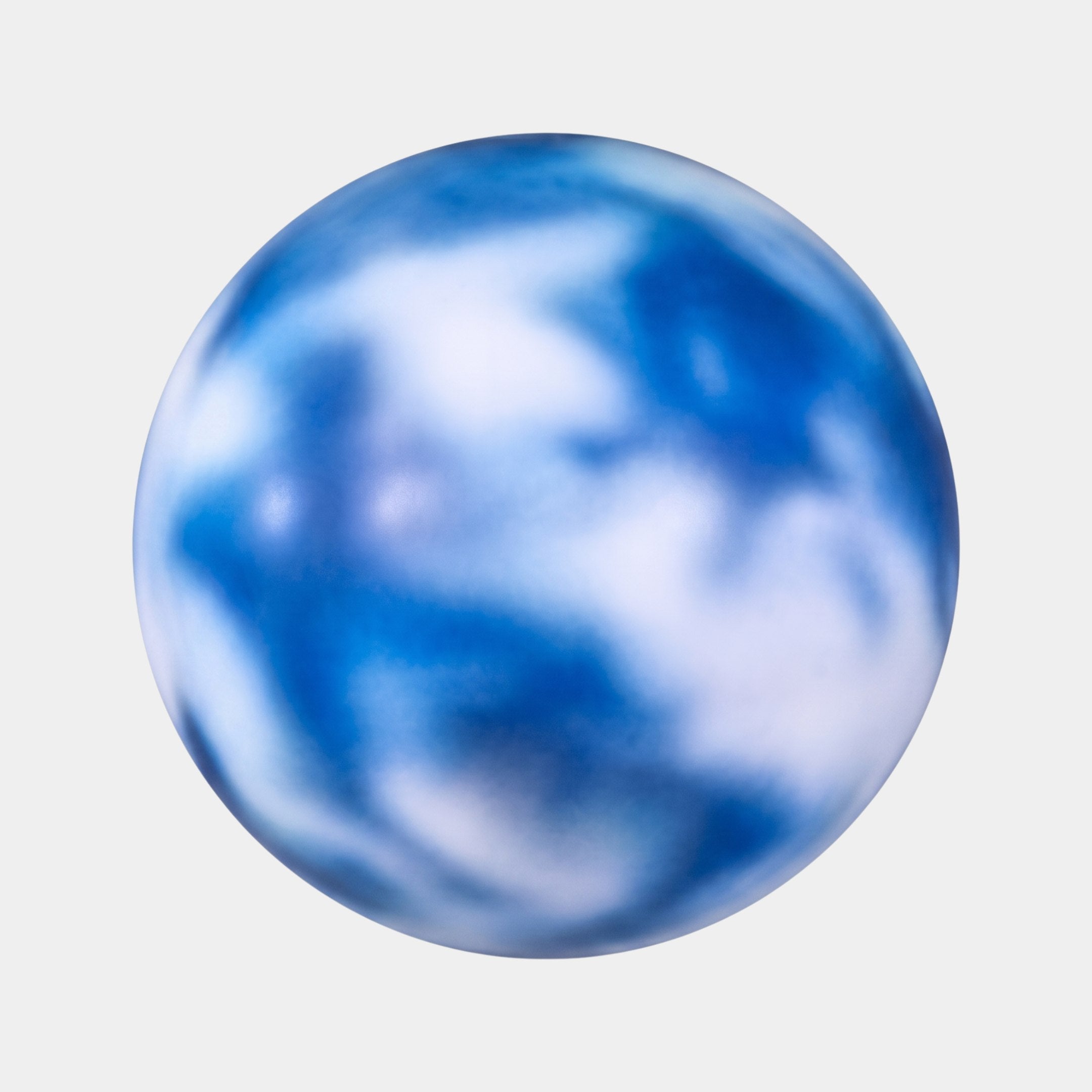 Cosmos Blue & White Sphere Sculpture - 15cm