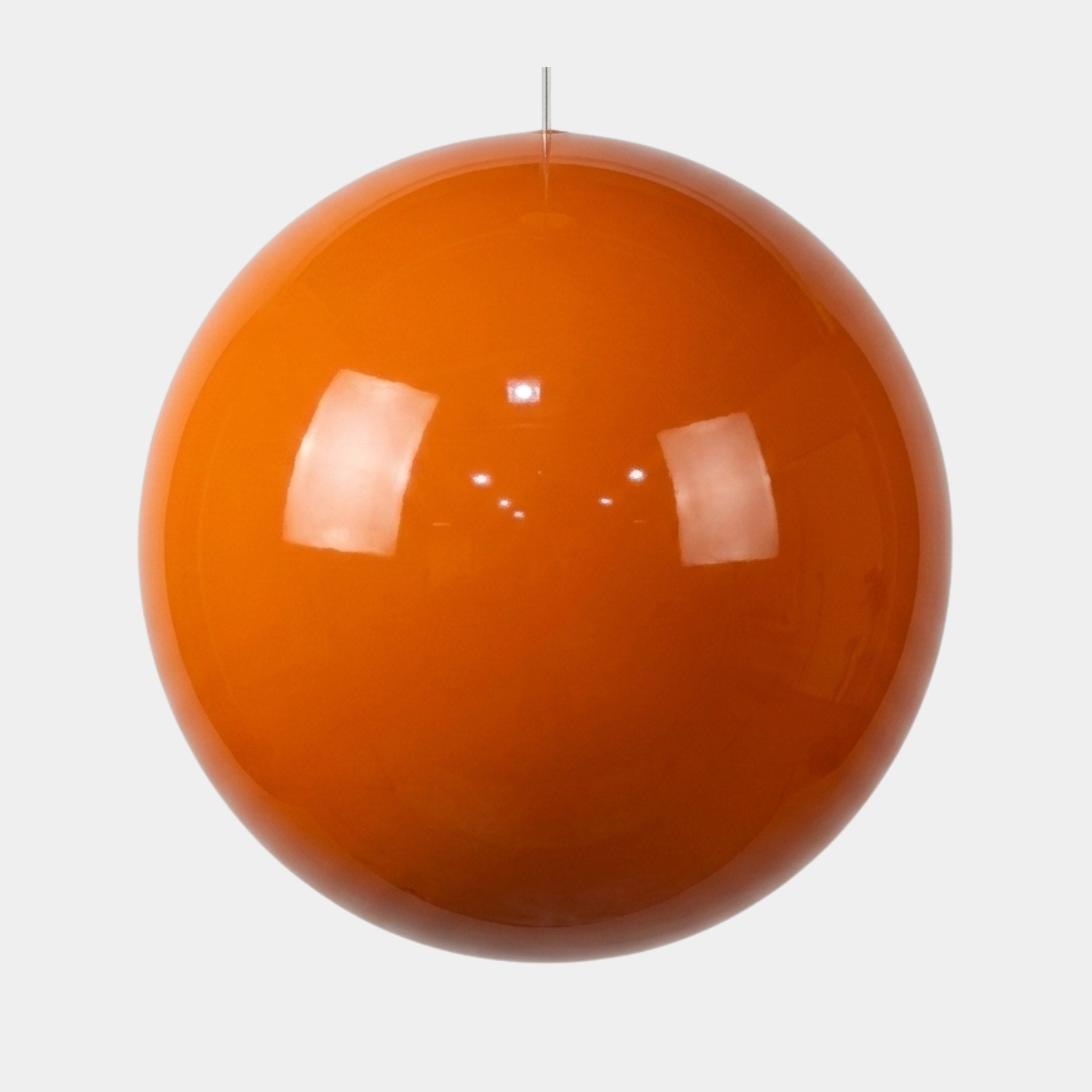 Cosmos Orange Sphere Sculpture - 15cm