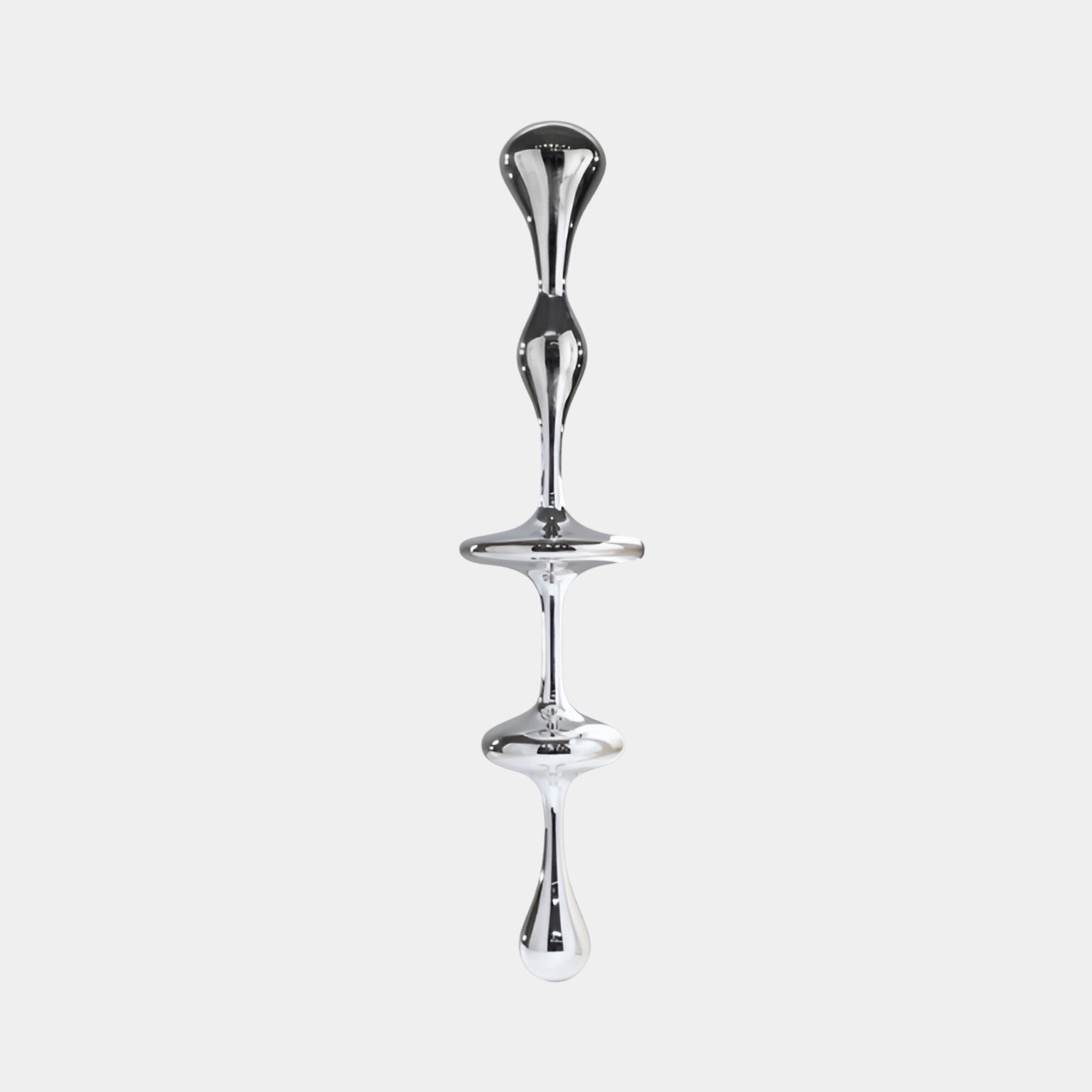 Ravenlow Silver Abstract Sculpture - 86cm