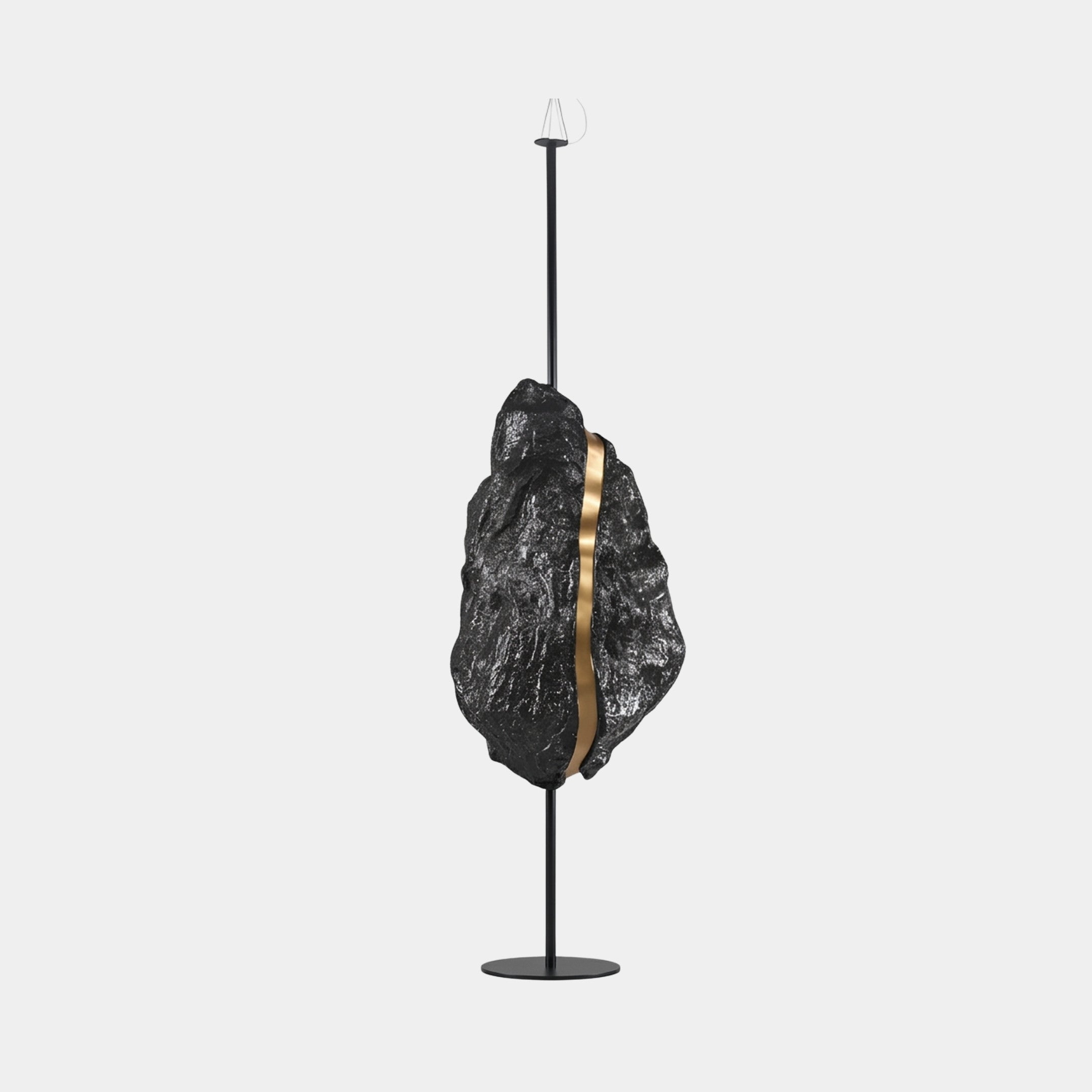 Ravenstone Black & White Abstract Sculpture - 120cm