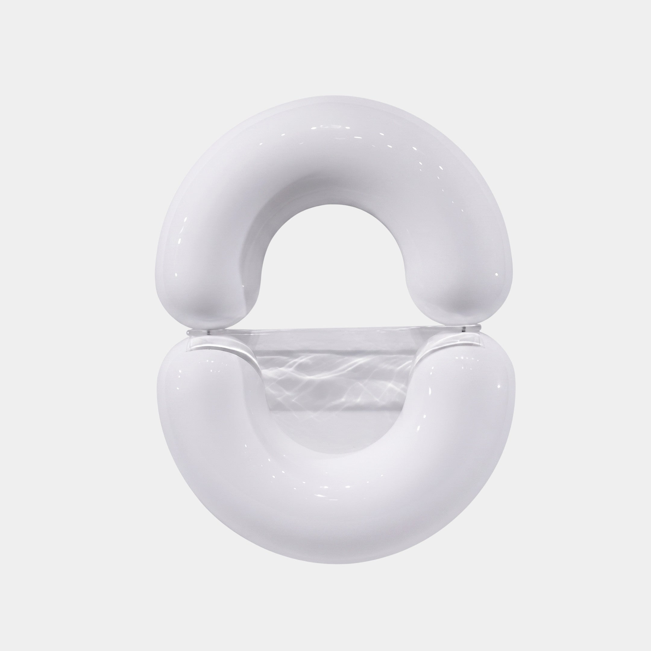 Ridbourne White Abstract Wall Art - 52cm