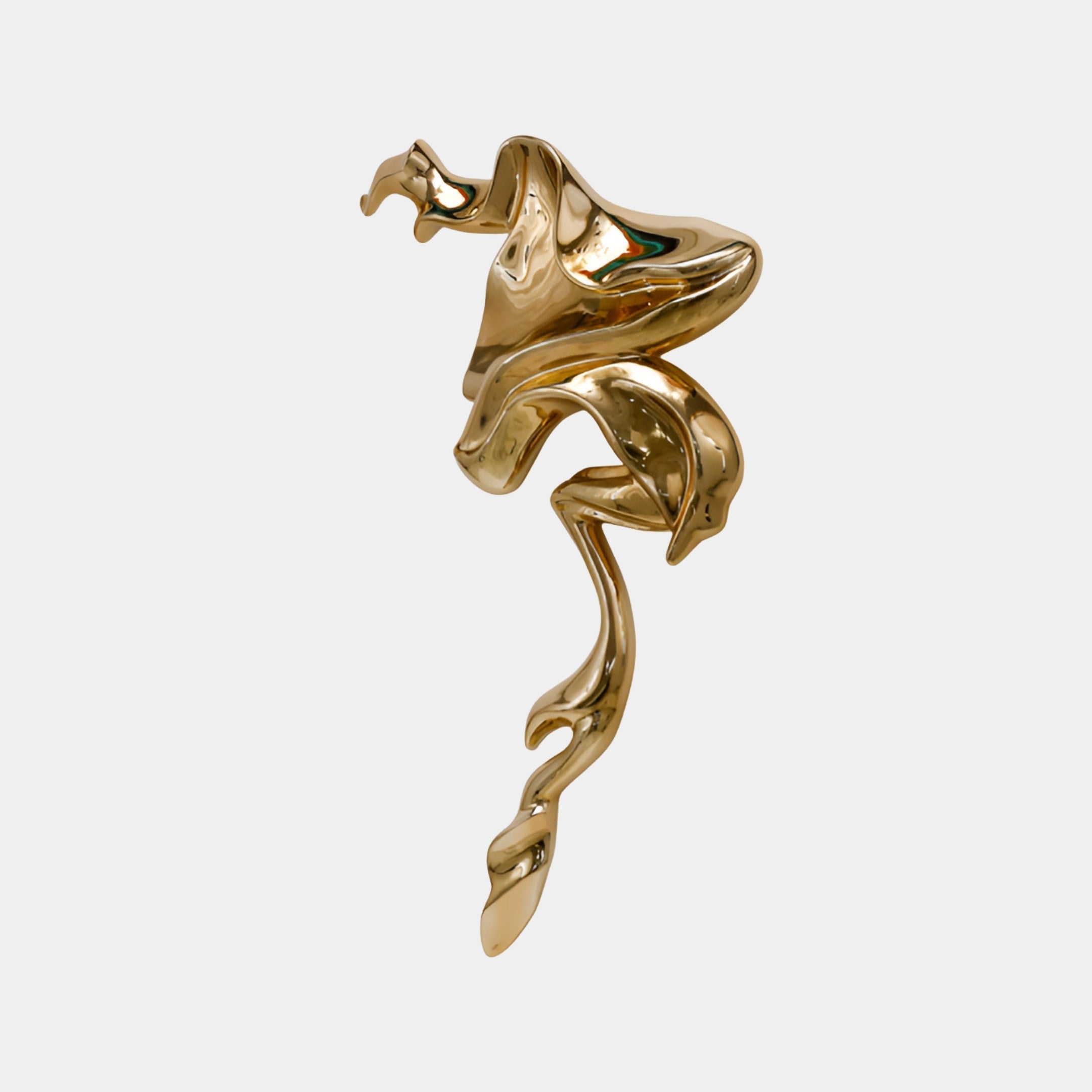 Ridmere Gold Abstract Wall Art - 150cm