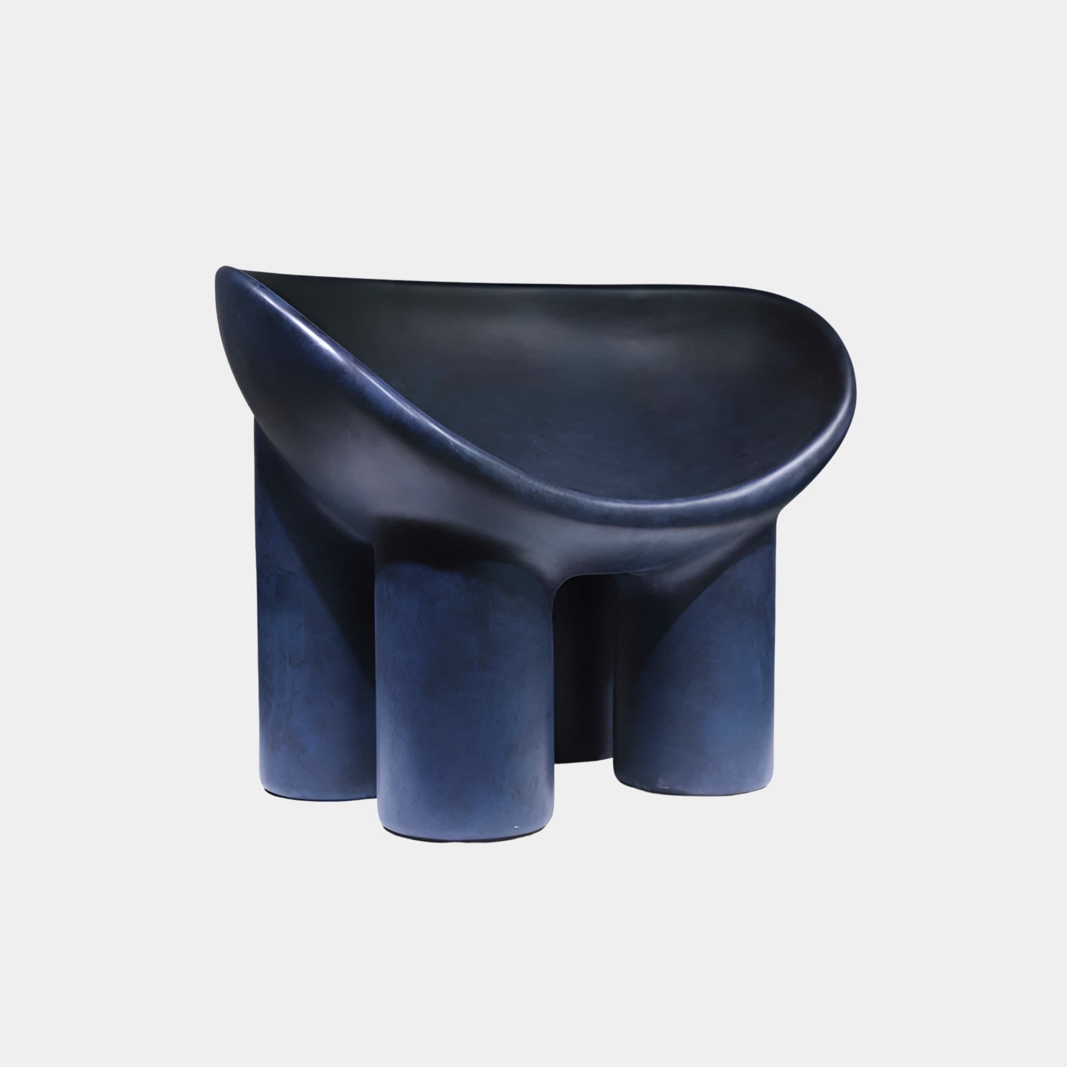 Hazeend Blue Organic Armchair - 85cm