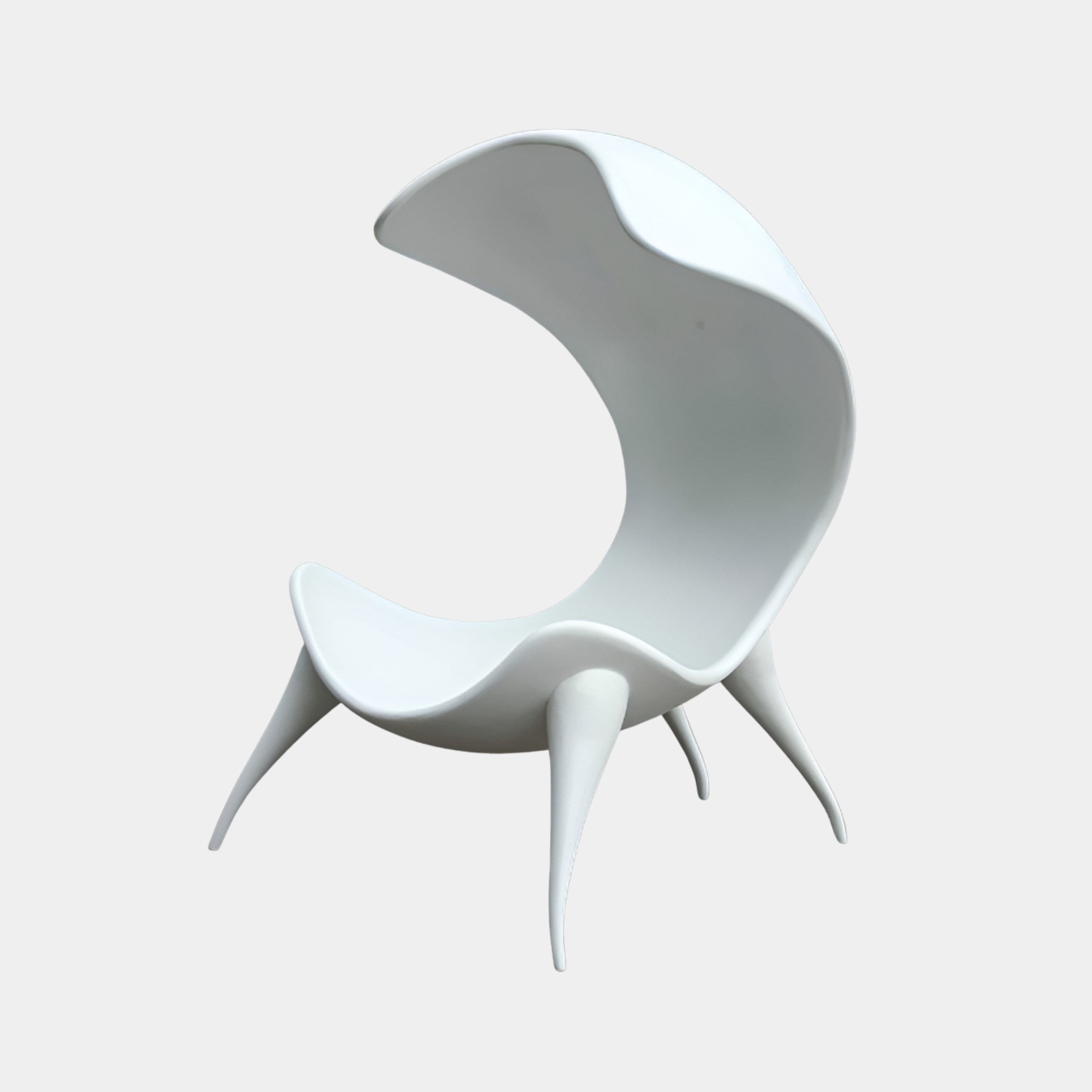Hazehall White Chair - 118cm