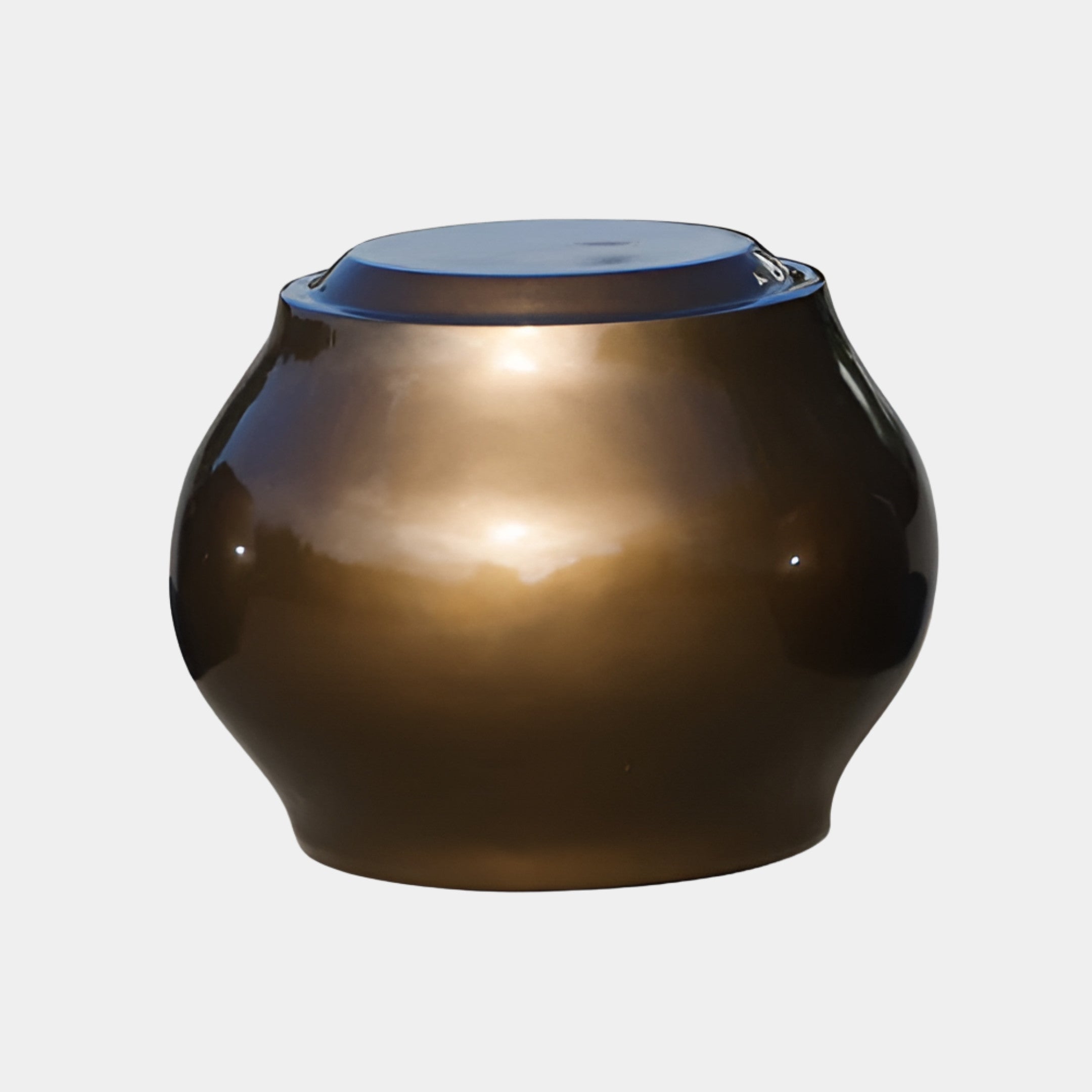 Hazeside Bronze Drum Stool - 60cm