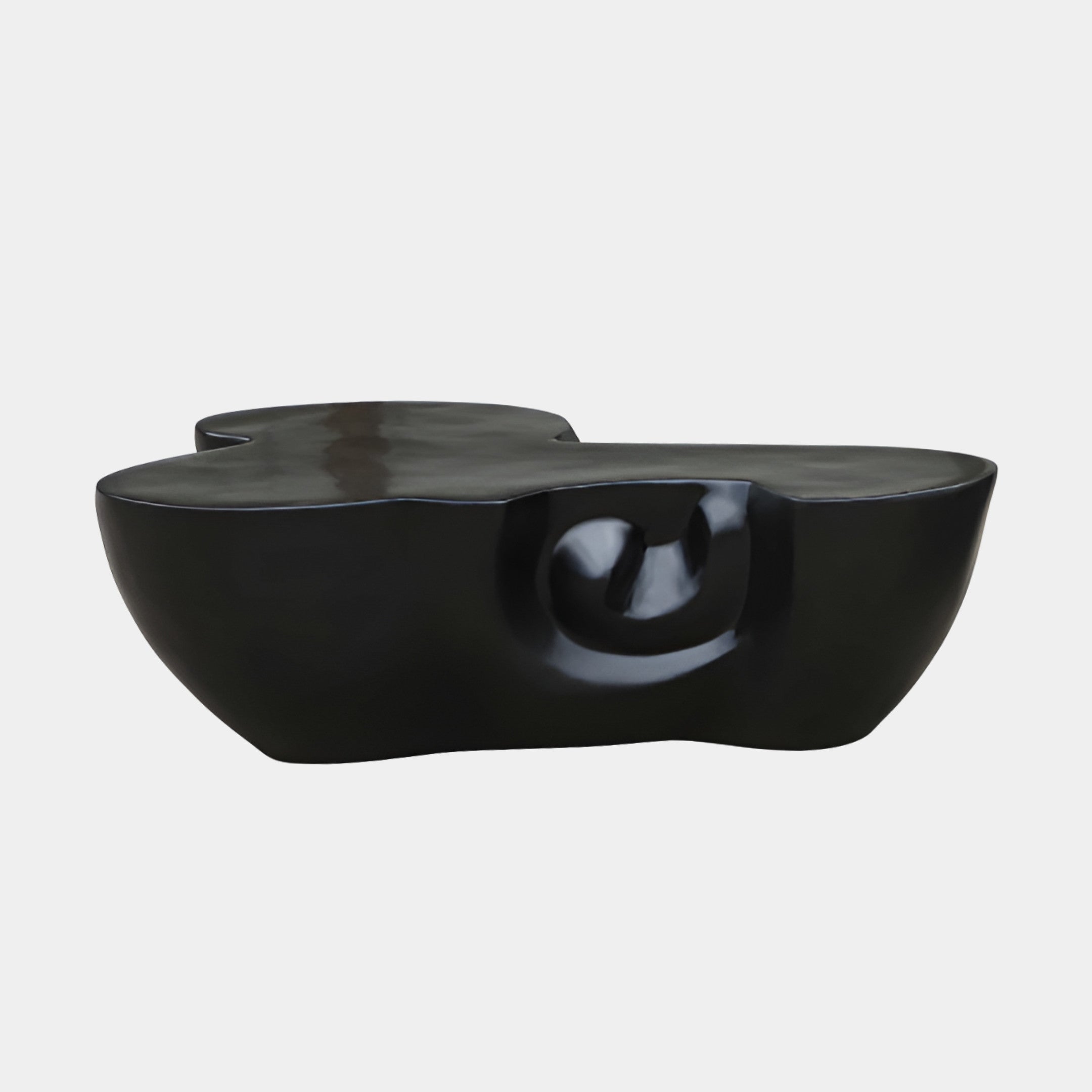 Holtleigh Black Oval Coffee Table - 140cm