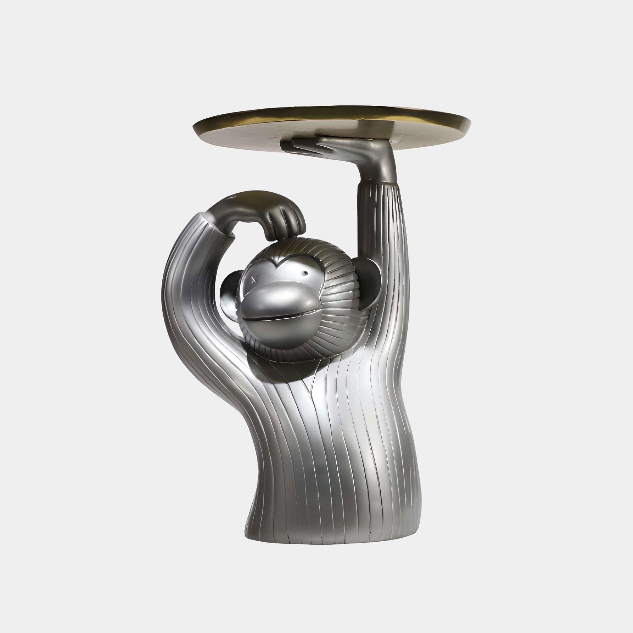 Holtstone Silver Monkey Side Table - 60cm