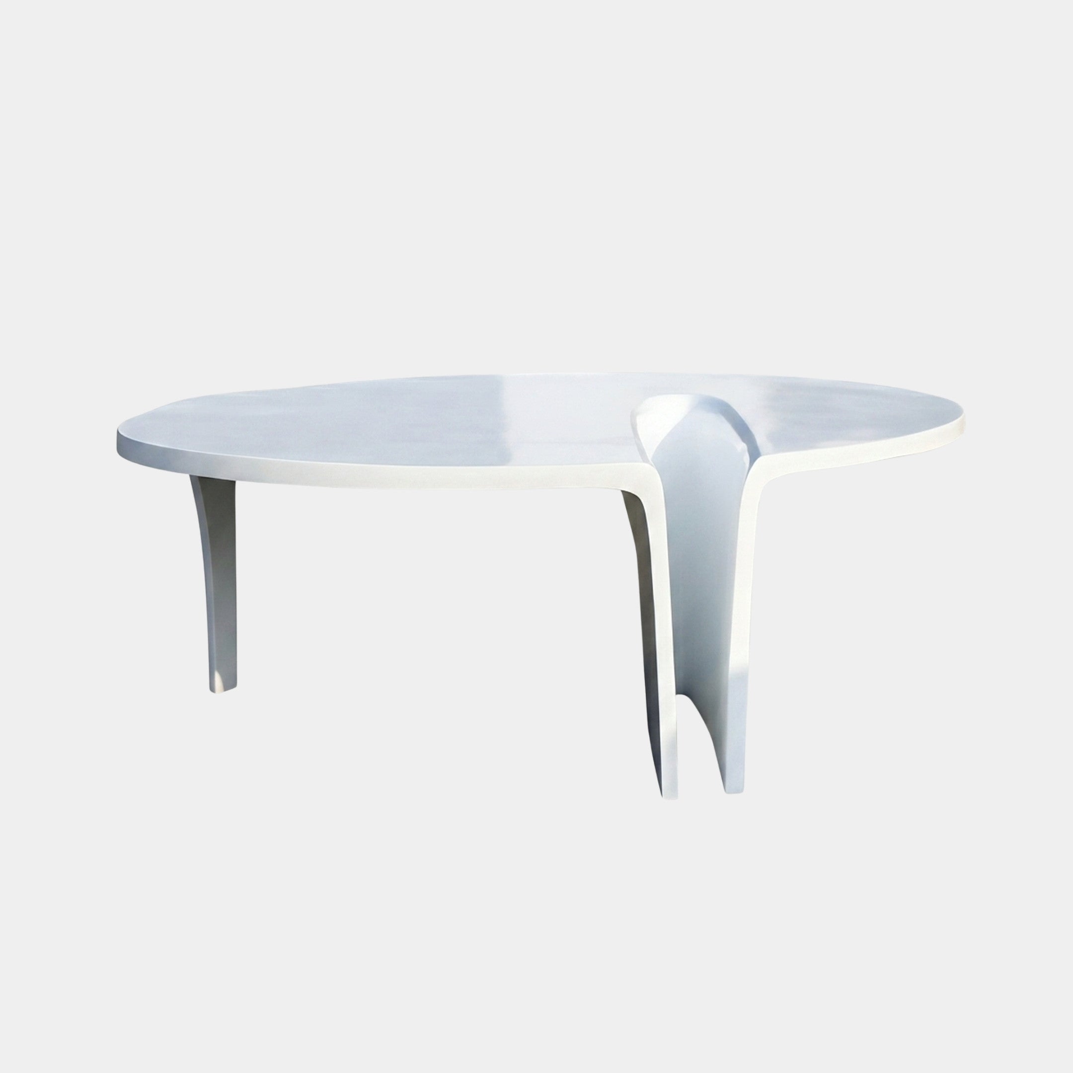 Kelfold White Organic Coffee Table - 170cm