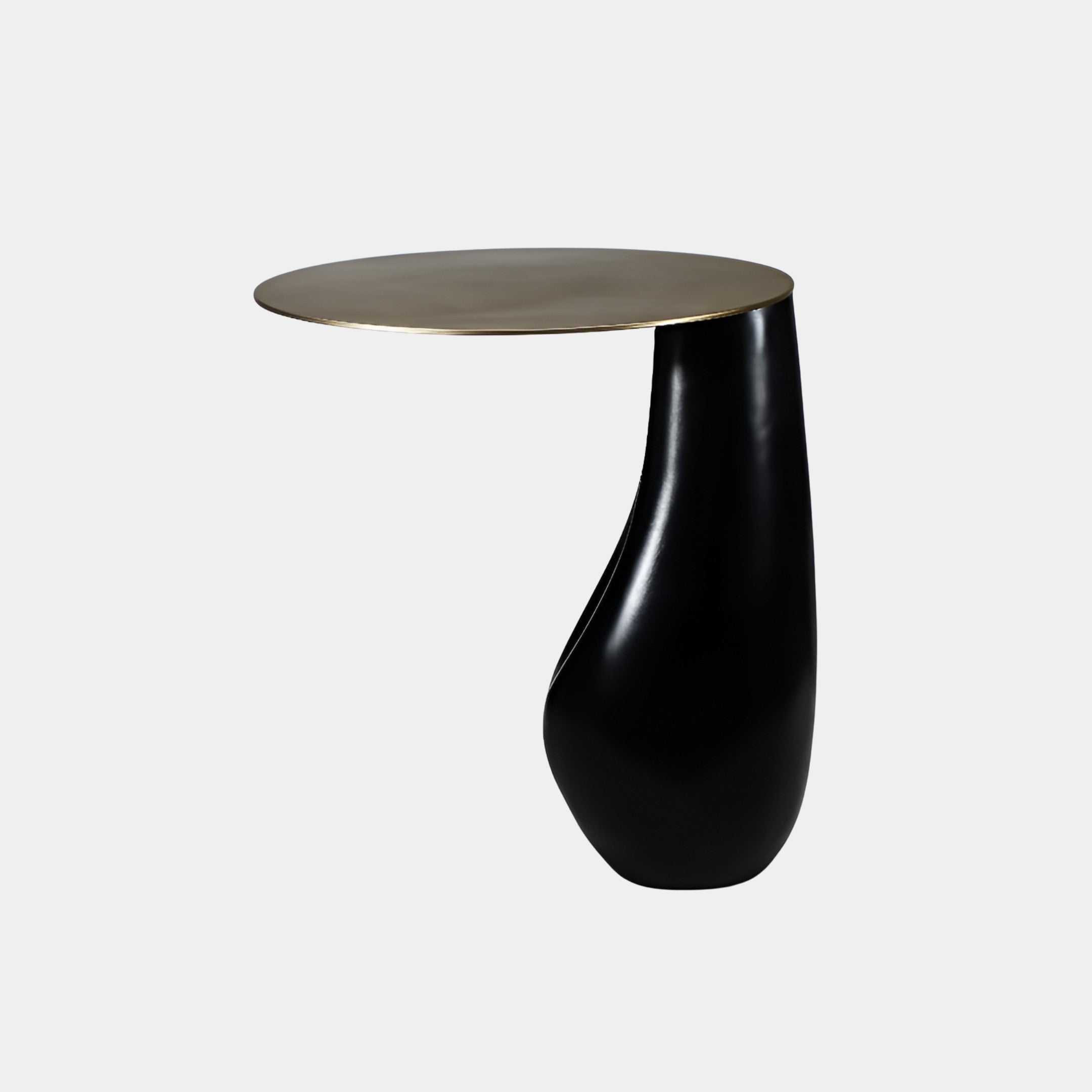 Kelland Black Pebble Side Table - 51cm