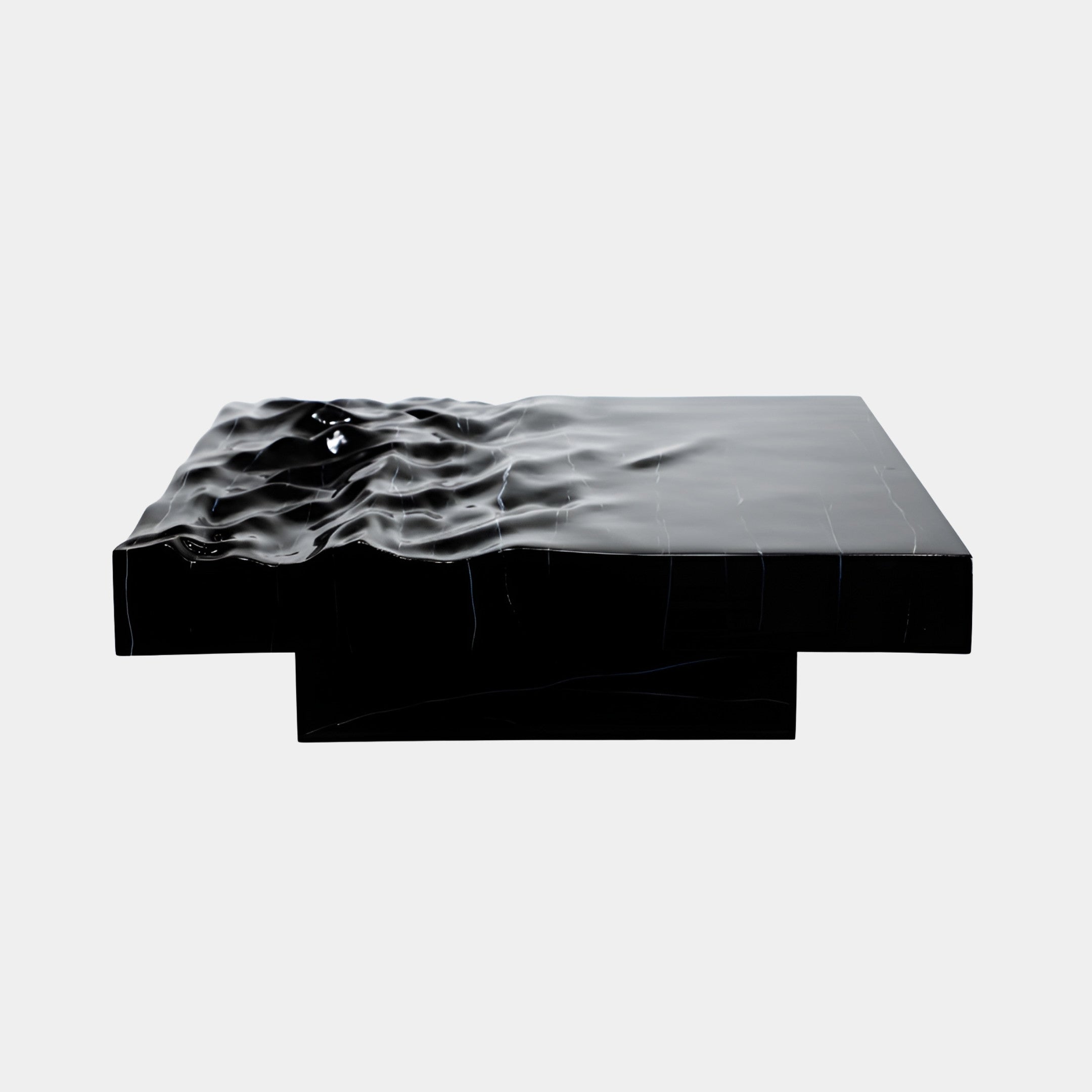 Langcliffe Black Coffee Table - 110cm
