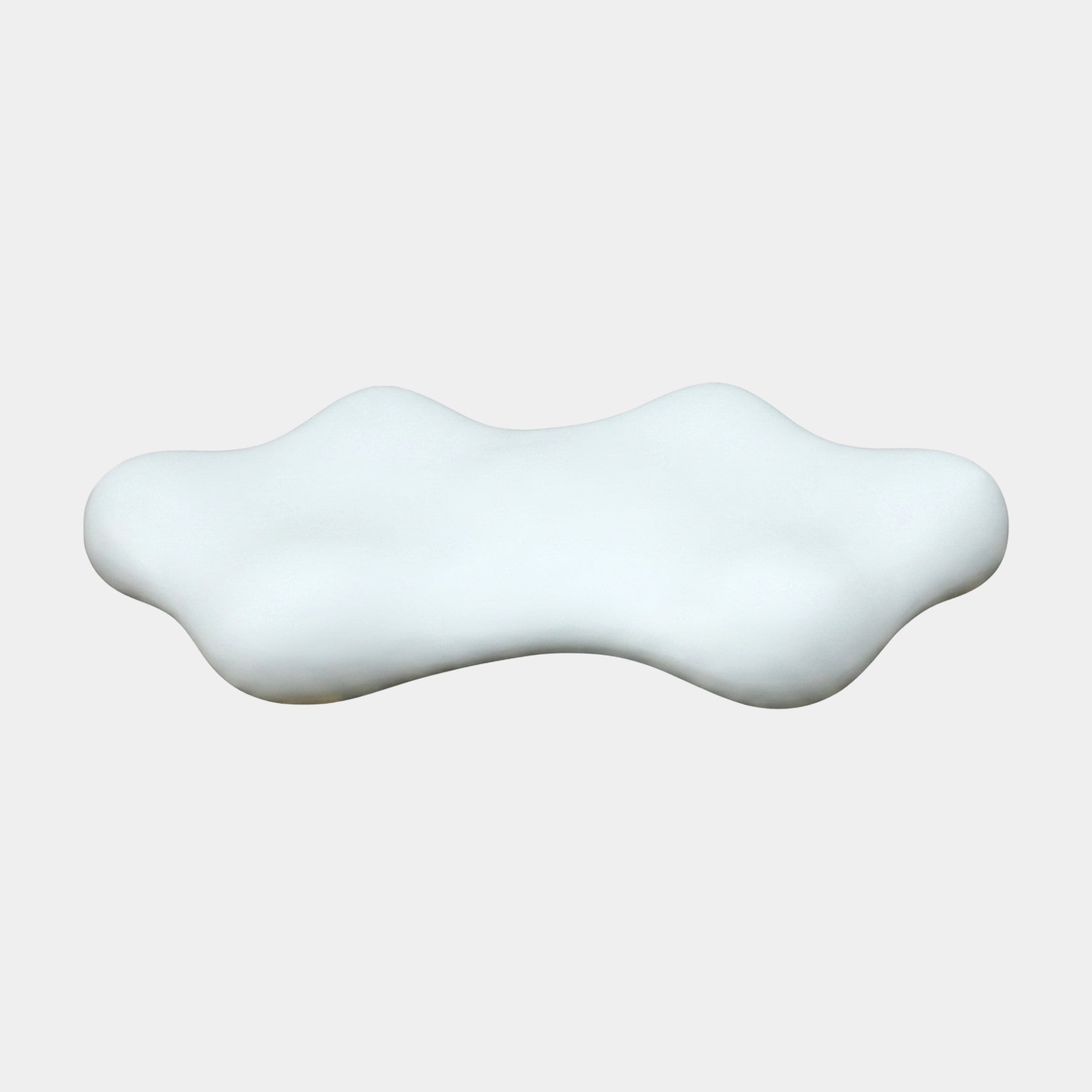 Melland White & Gold Cloud Bench - 420cm