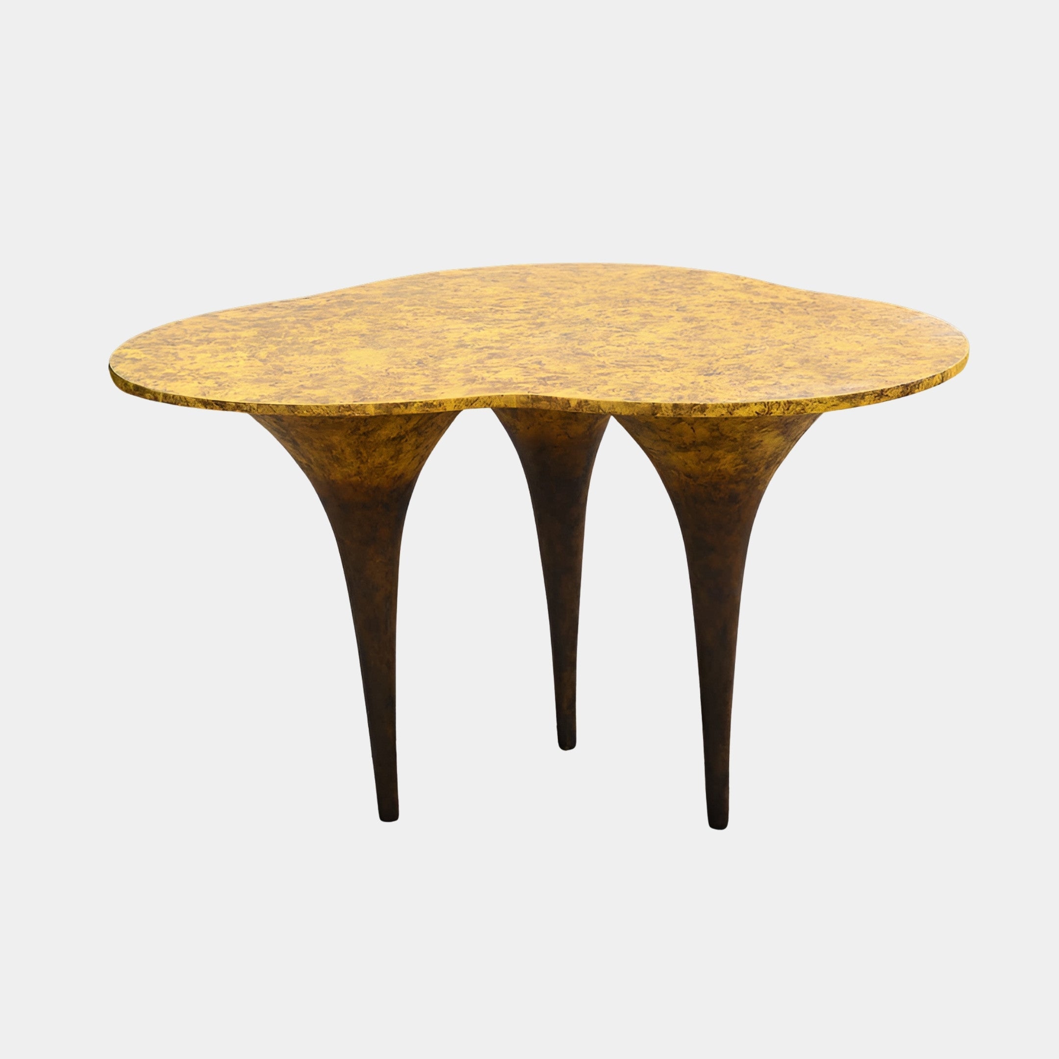 Melhope Gold Round Coffee Table - 130cm