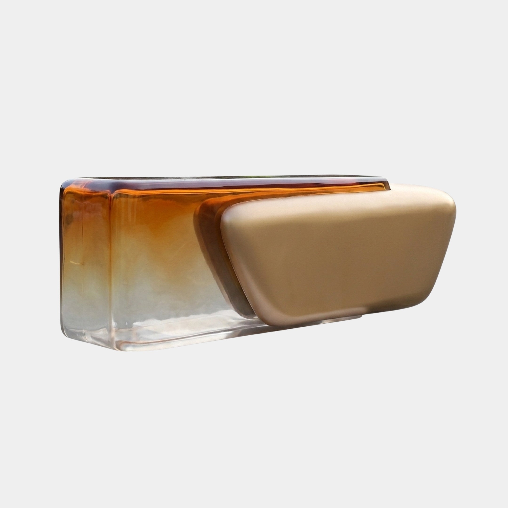 Melness Bronze & Copper Boat Coffee Table - 204cm