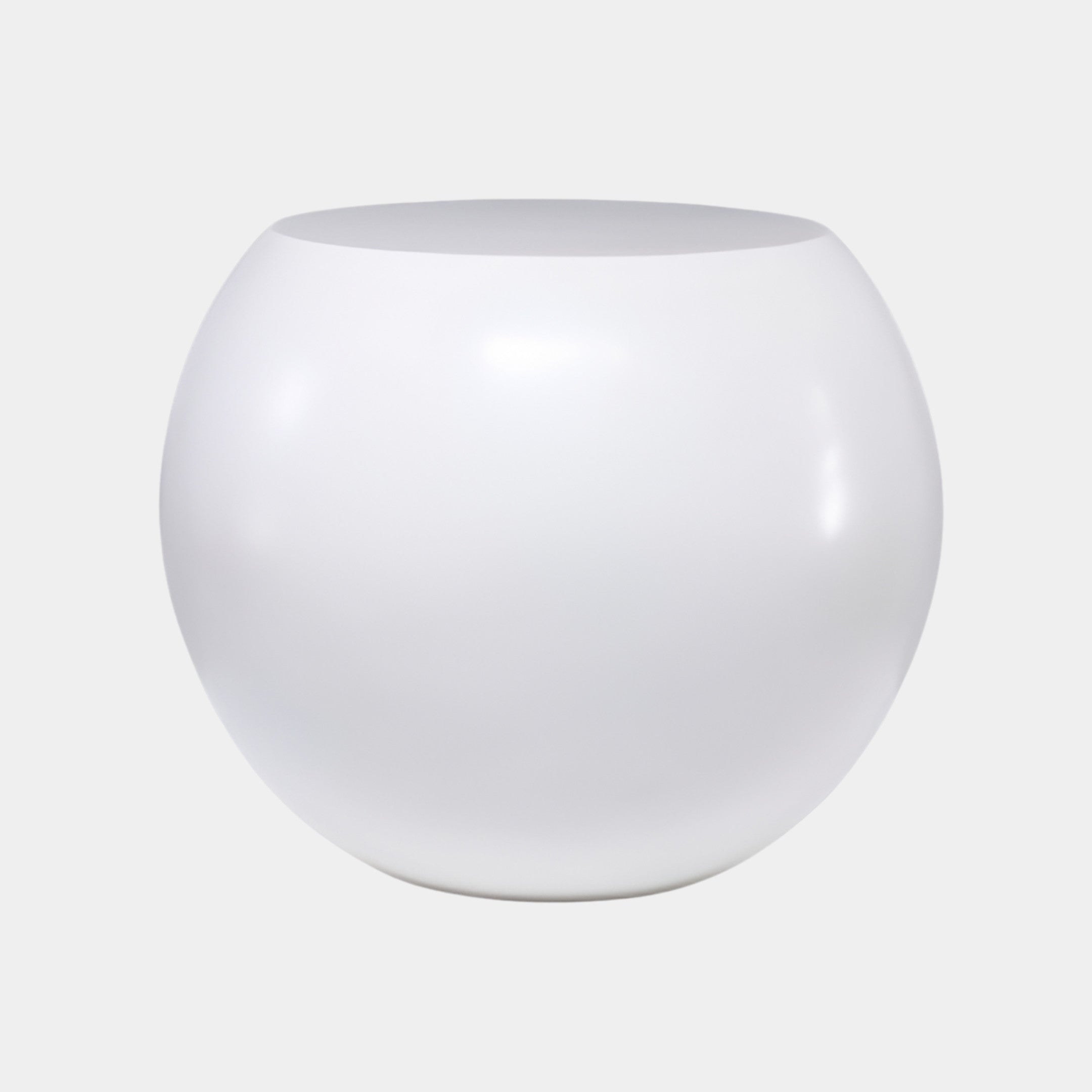 Norstone White Sphere Side Table - 48cm