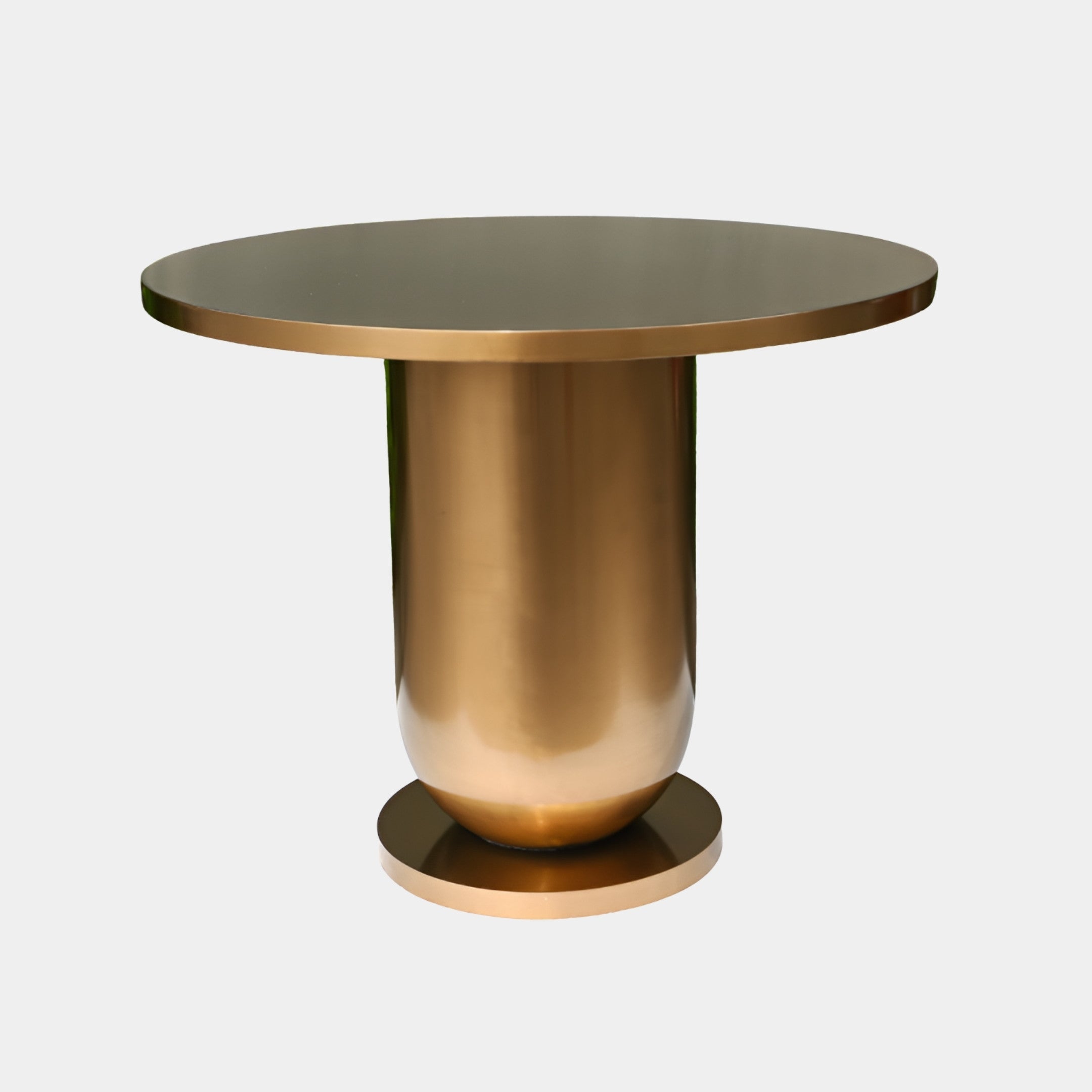 Oakleigh Gold Round Side Table - 100cm
