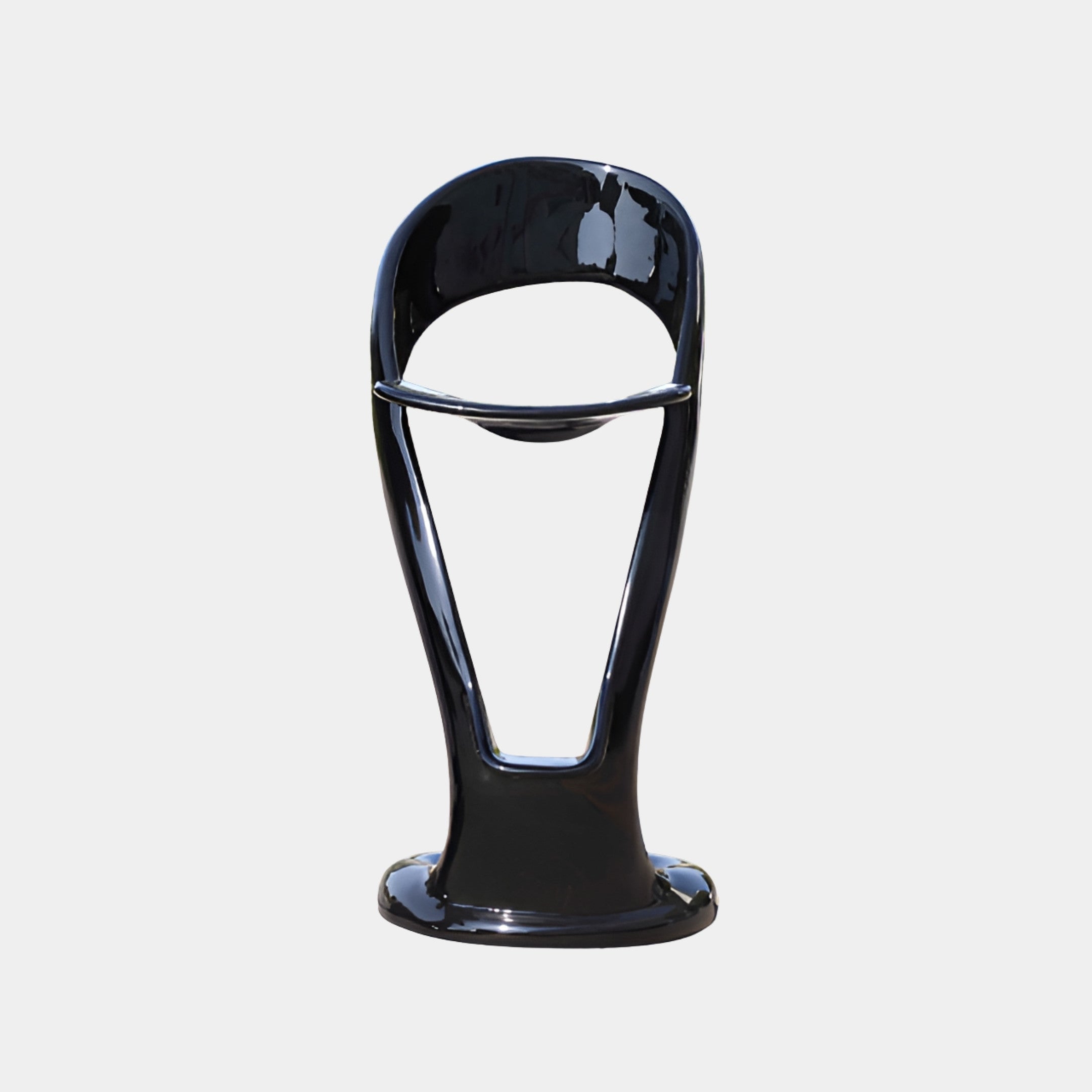 Oakborough Black Abstract Sculpture - 120cm