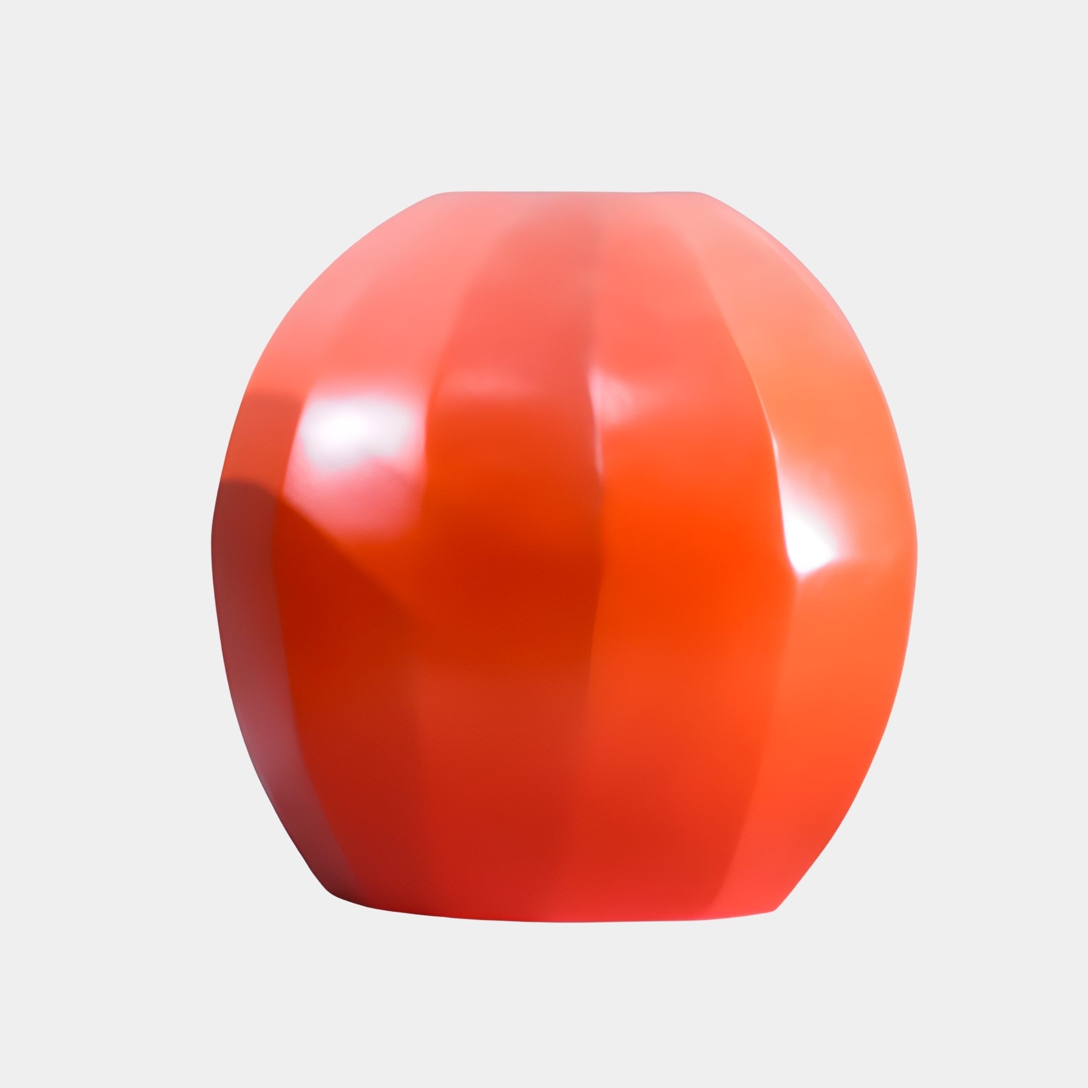 Oakshaw Orange Round Side Table - 45cm