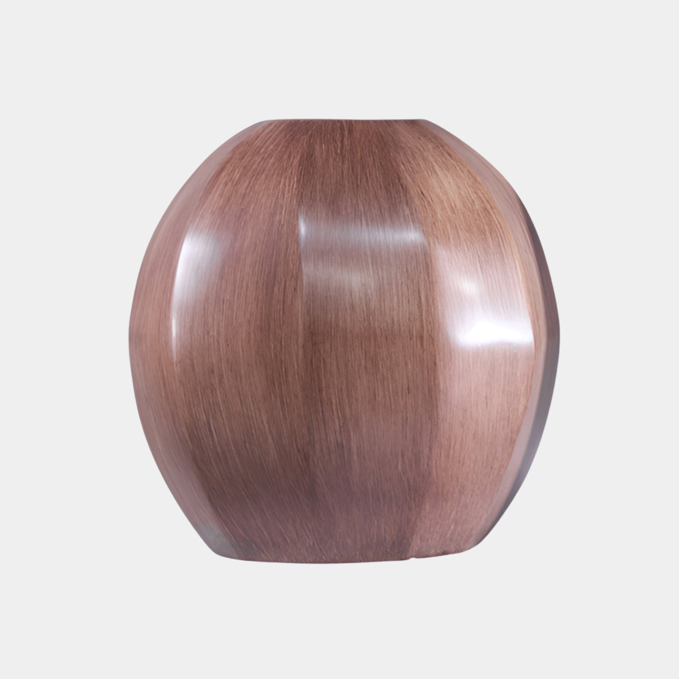 Oakshaw Brown Round Side Table - 45cm