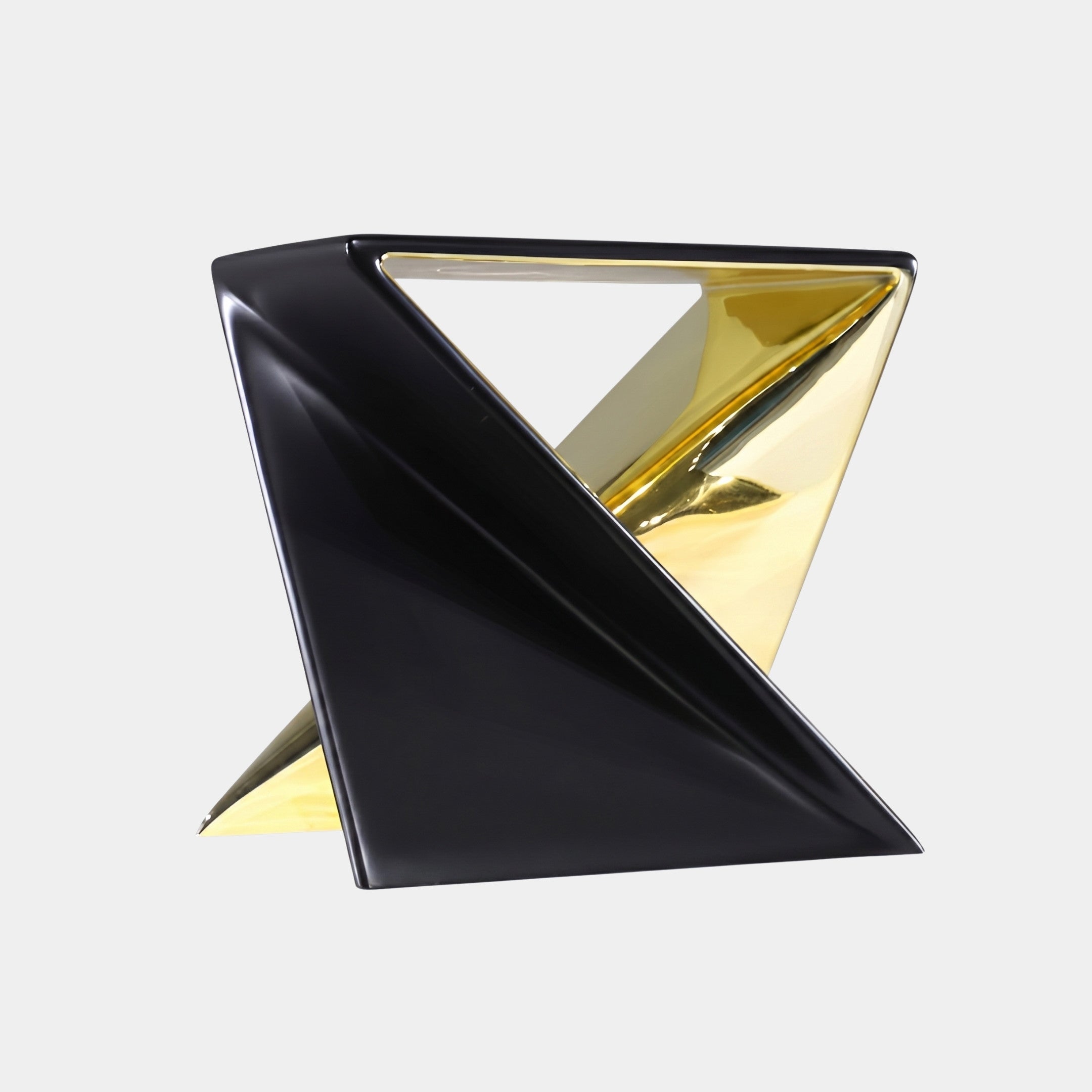 Penwood Black Angular Console Table - 67cm