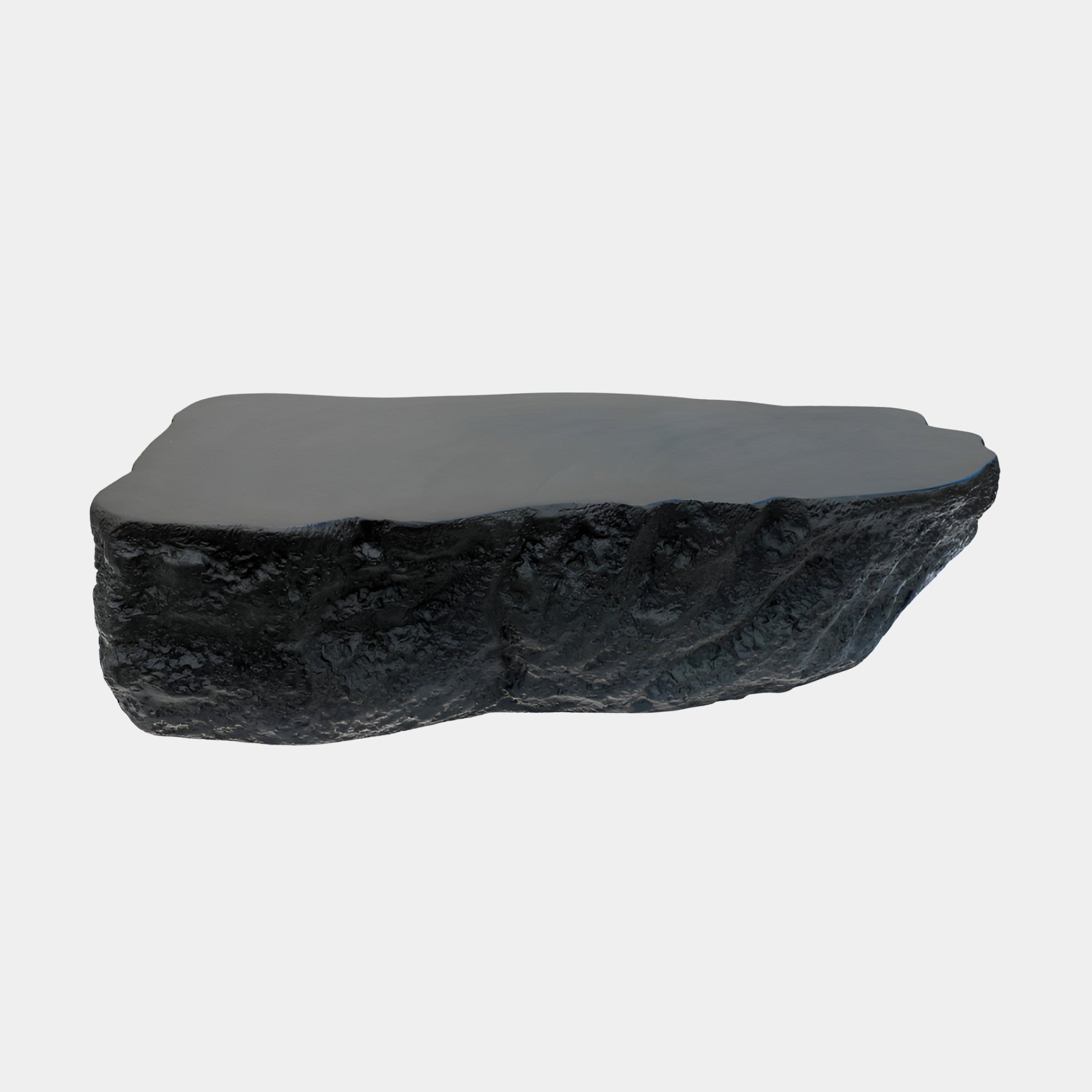Penmarsh Black Slab Side Table - 128cm