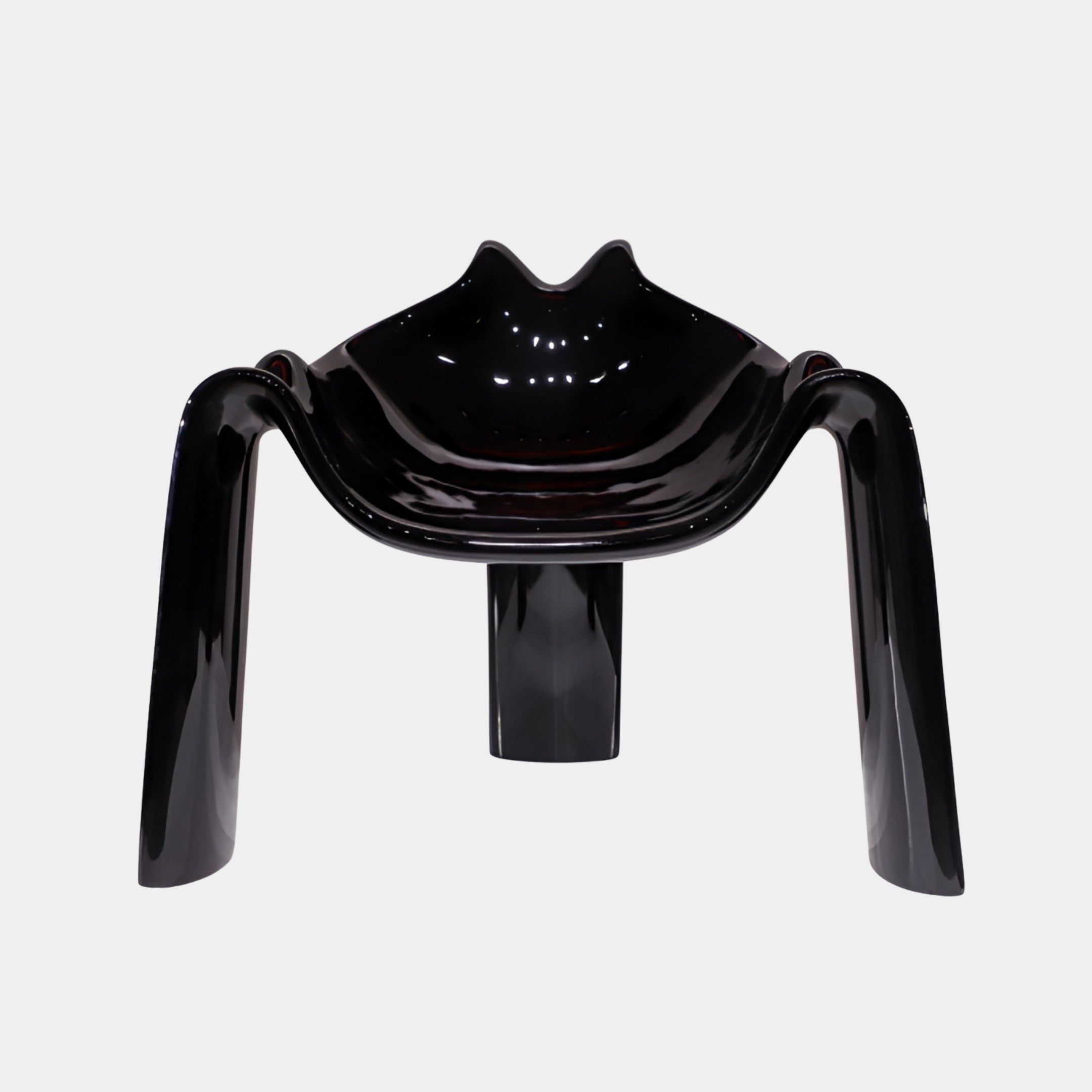 Penside Black Organic Stool - 90cm