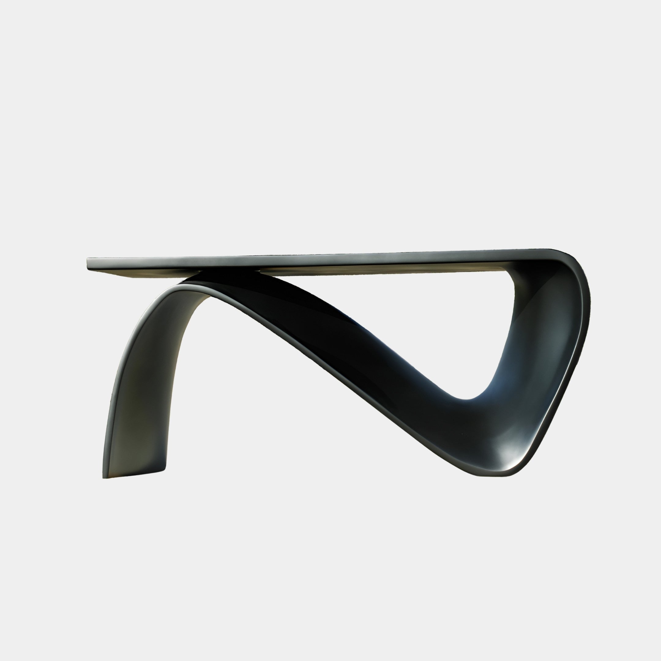 Ravenwell Black Ribbon Console Table - 168cm