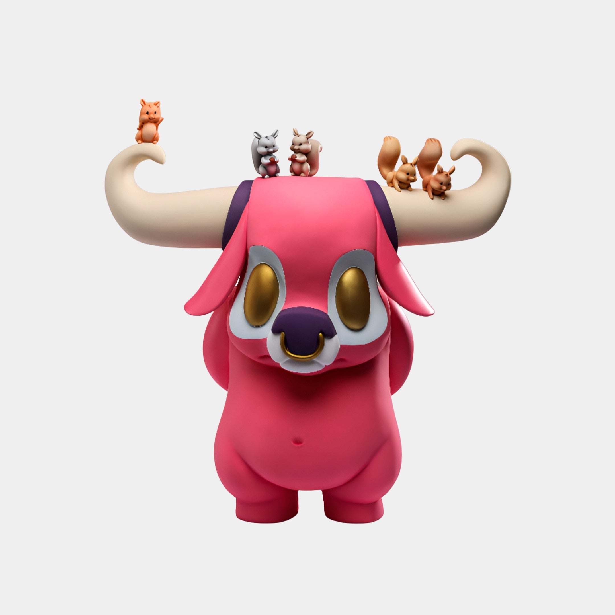 Ashgrove Pink Monster Sculpture - 70cm
