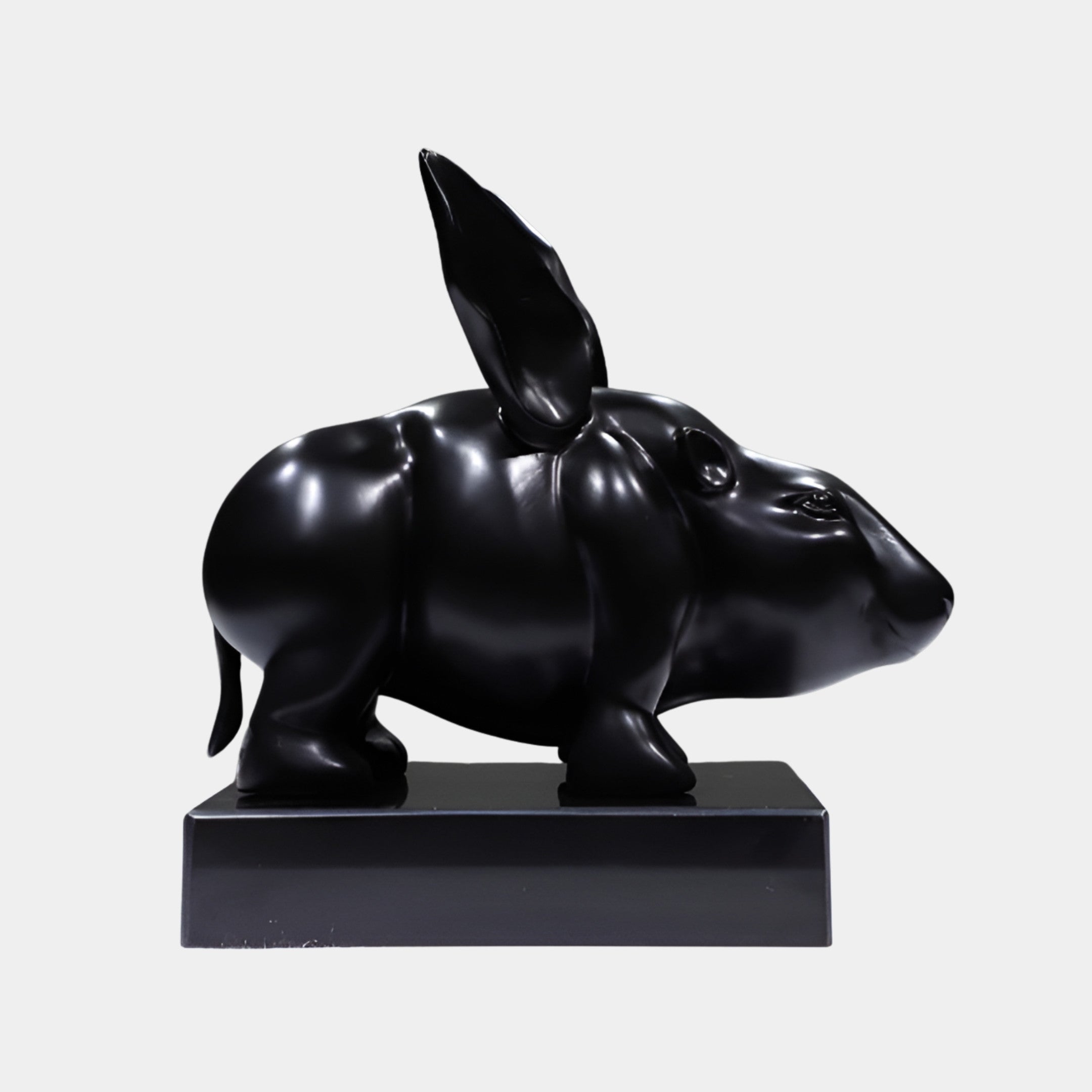 Bramthorpe Black Rabbit Sculpture - 36cm